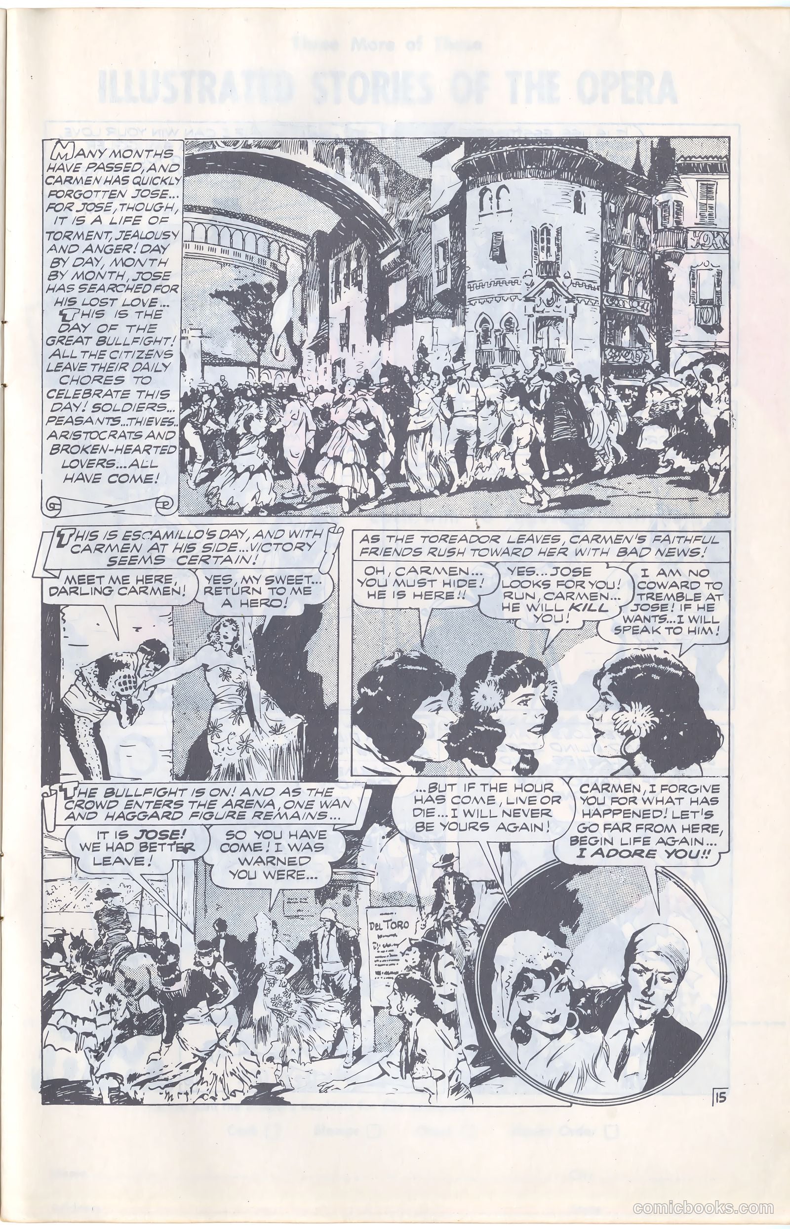 Illustrated Stories of the Operas: Carmen #1 (1943) — page 17 of 20