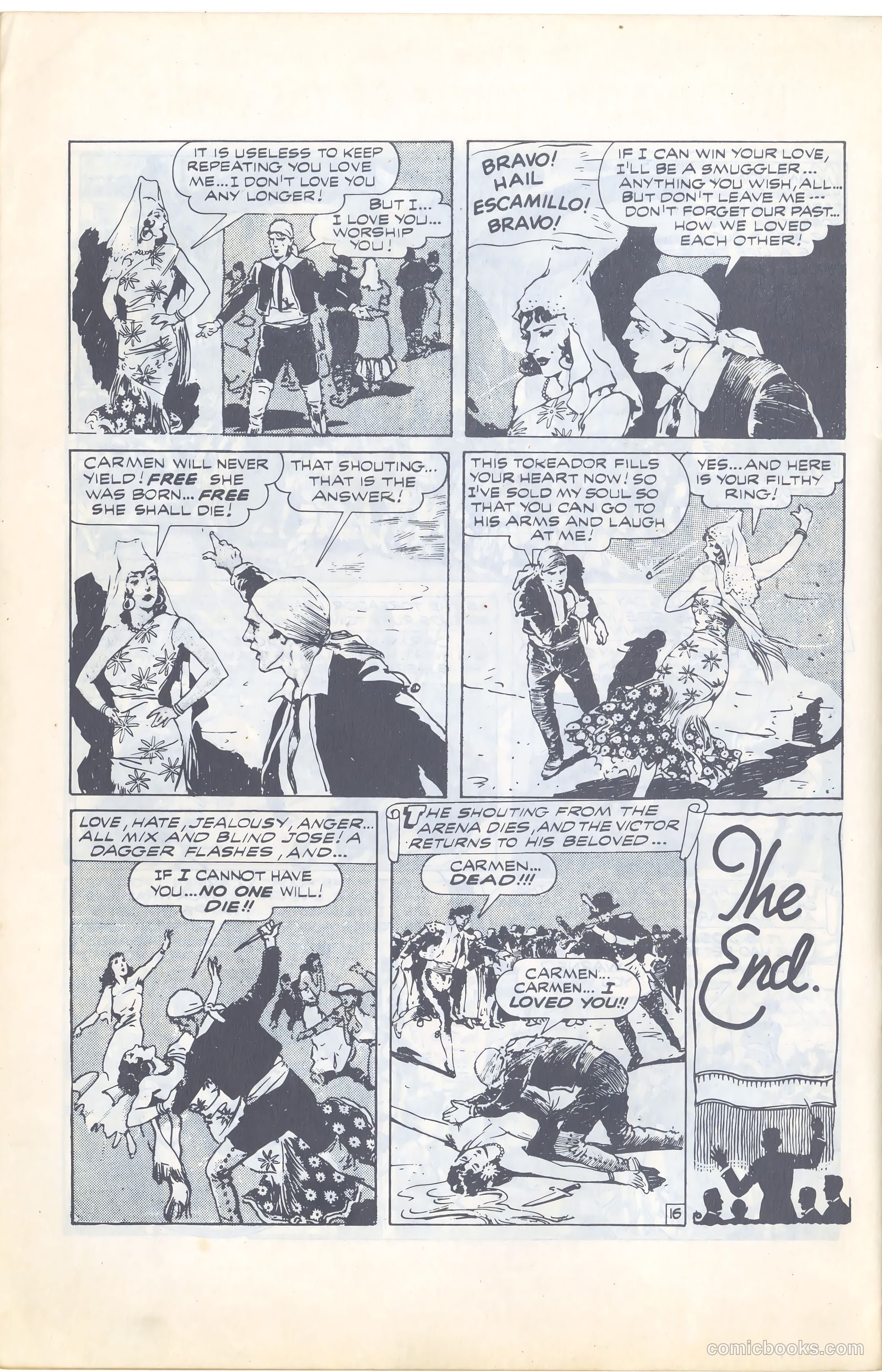 Illustrated Stories of the Operas: Carmen #1 (1943) — page 18 of 20