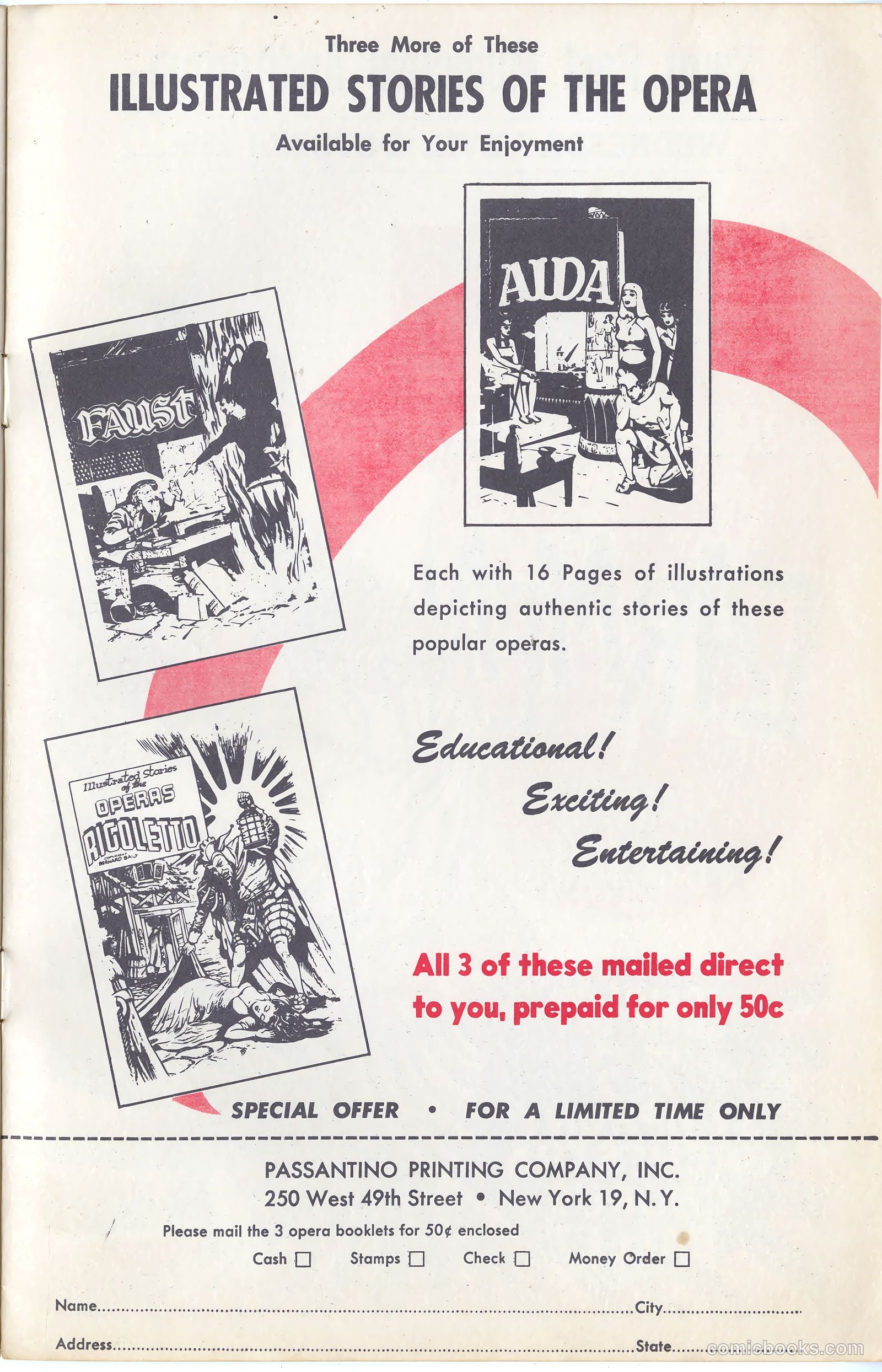 Illustrated Stories of the Operas: Carmen #1 (1943) — page 19 of 20
