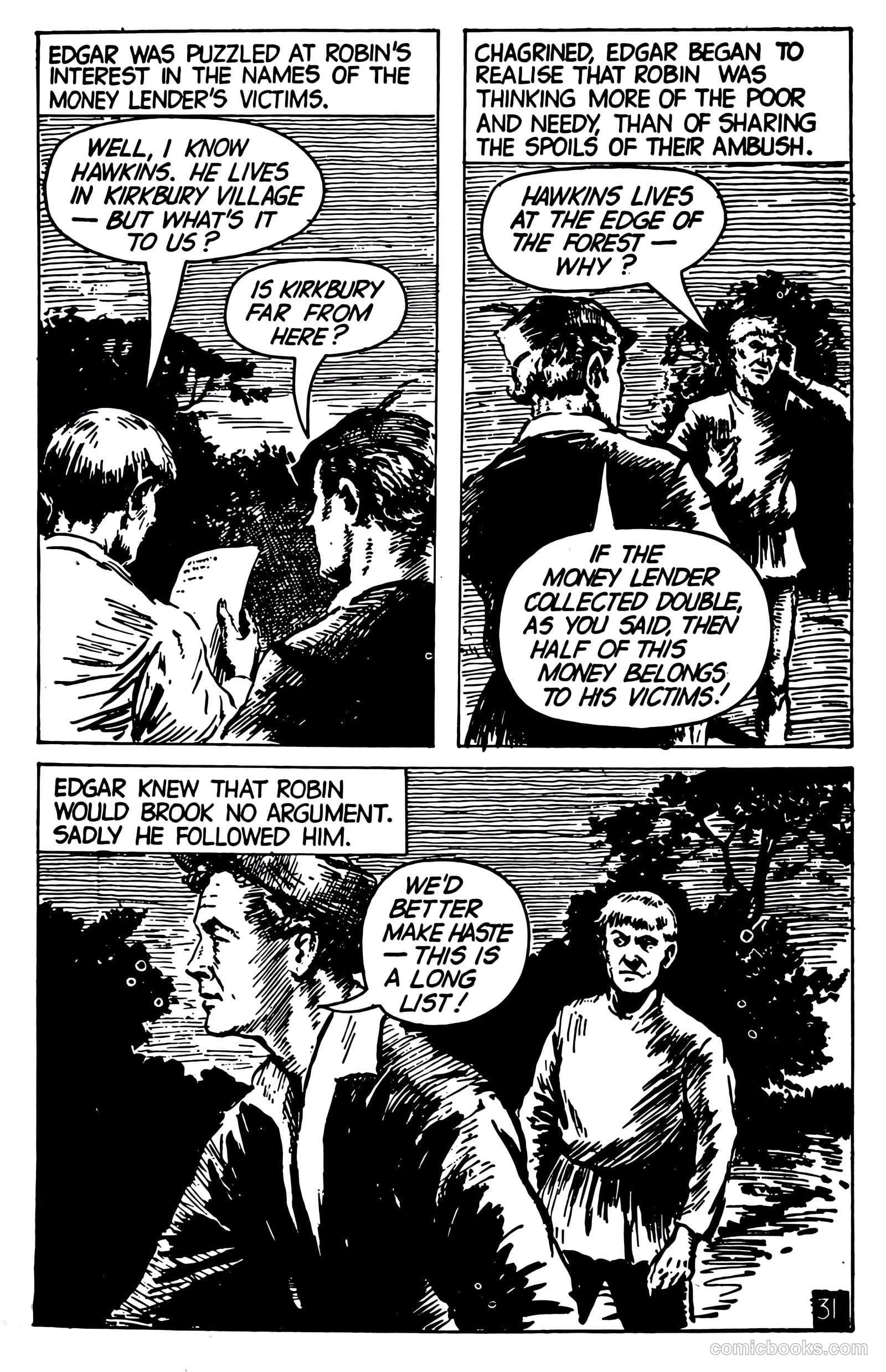 T.V. Picture Stories 8 - Robin Hood #1 — page 33 of 68
