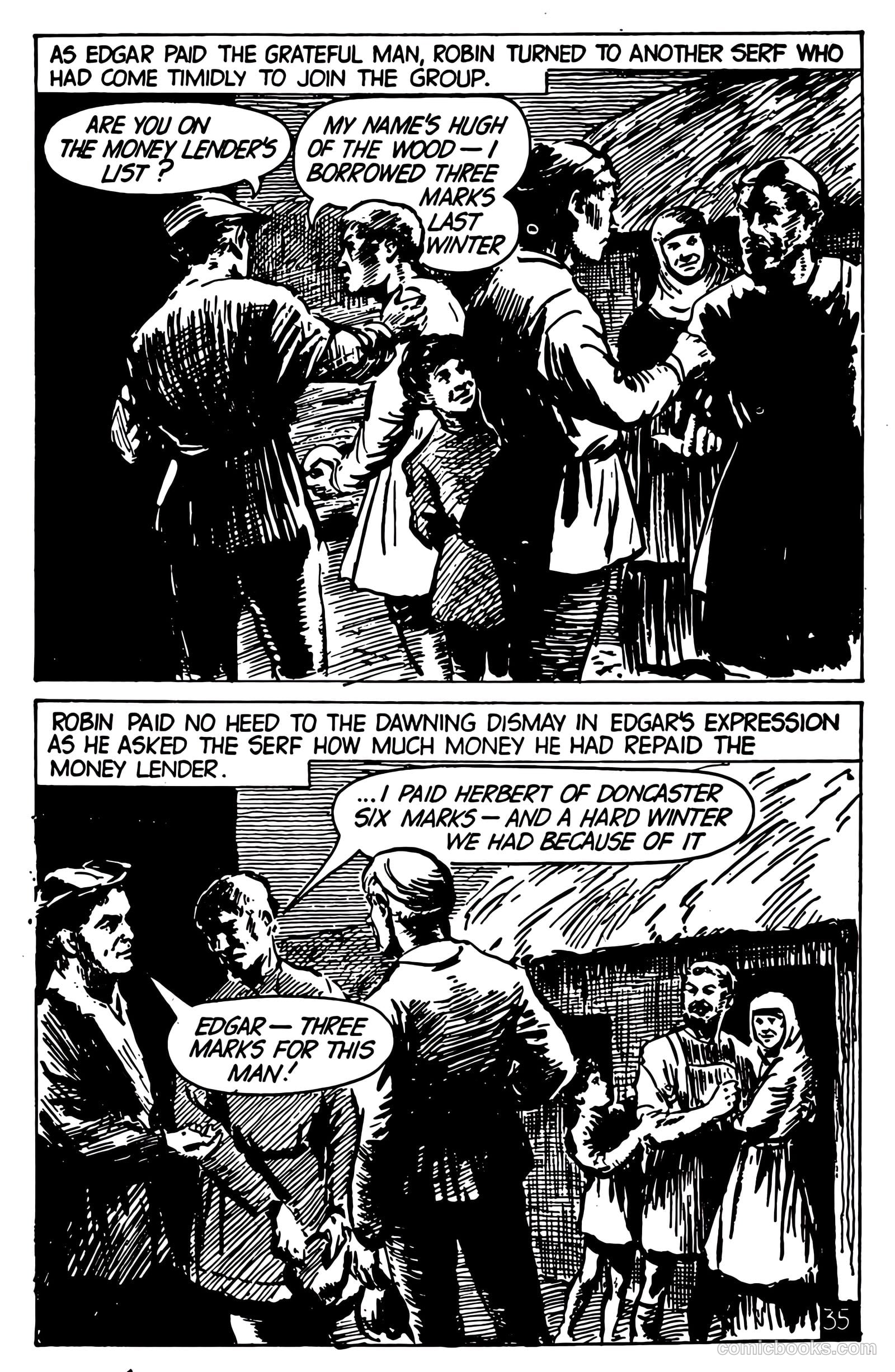 T.V. Picture Stories 8 - Robin Hood #1 — page 37 of 68