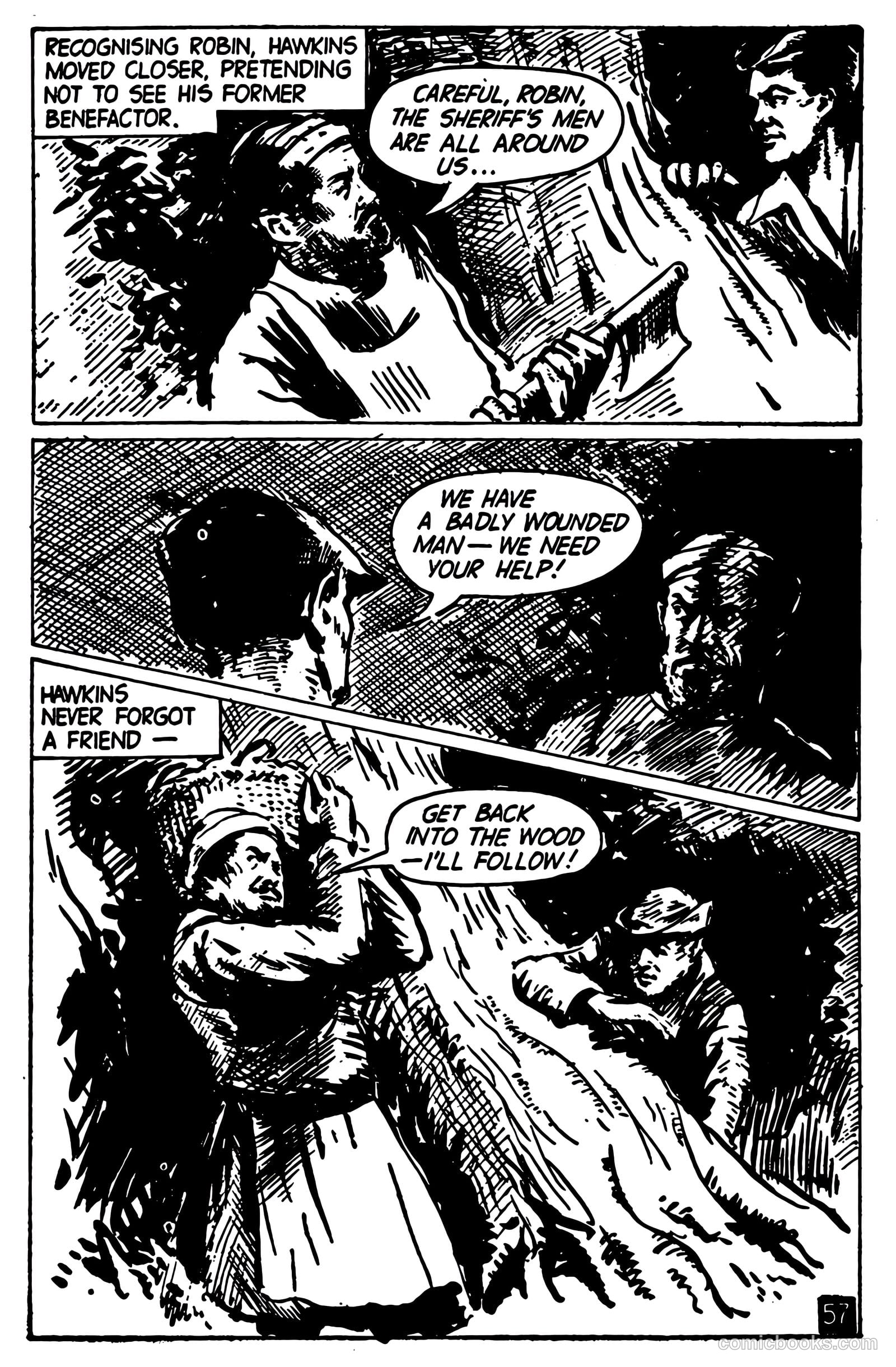 T.V. Picture Stories 8 - Robin Hood #1 — page 59 of 68