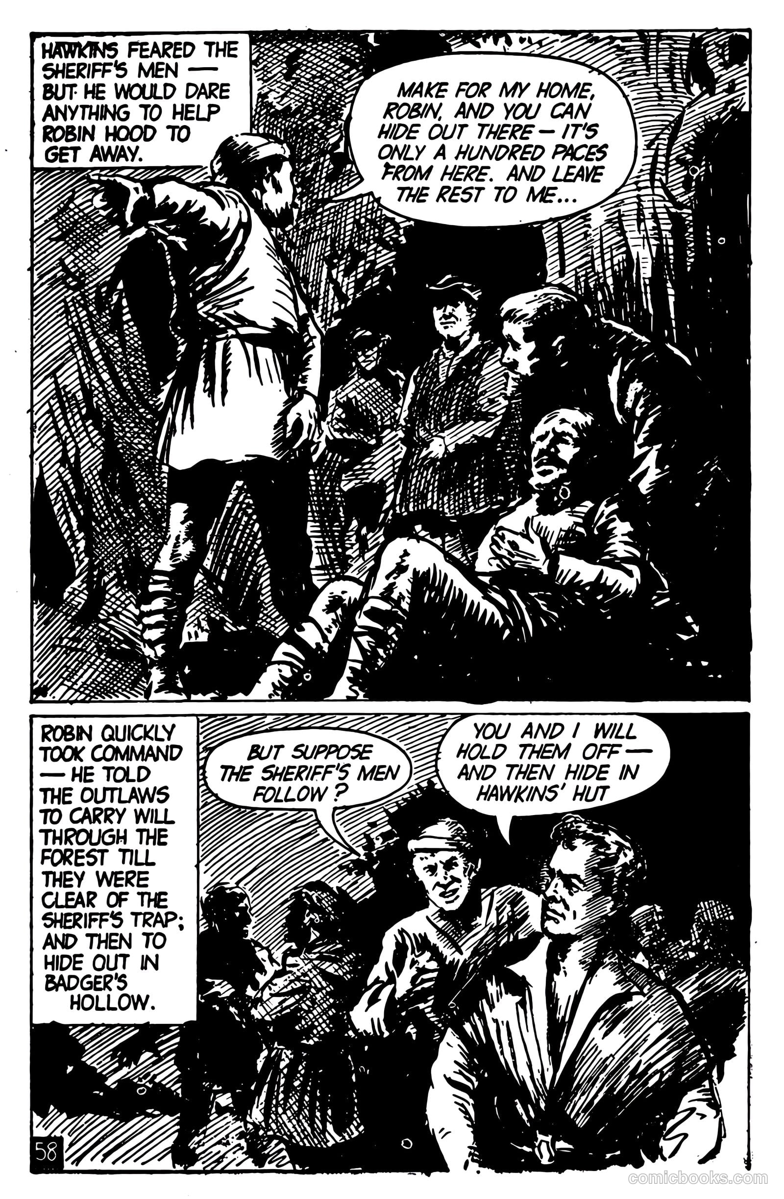 T.V. Picture Stories 8 - Robin Hood #1 — page 60 of 68