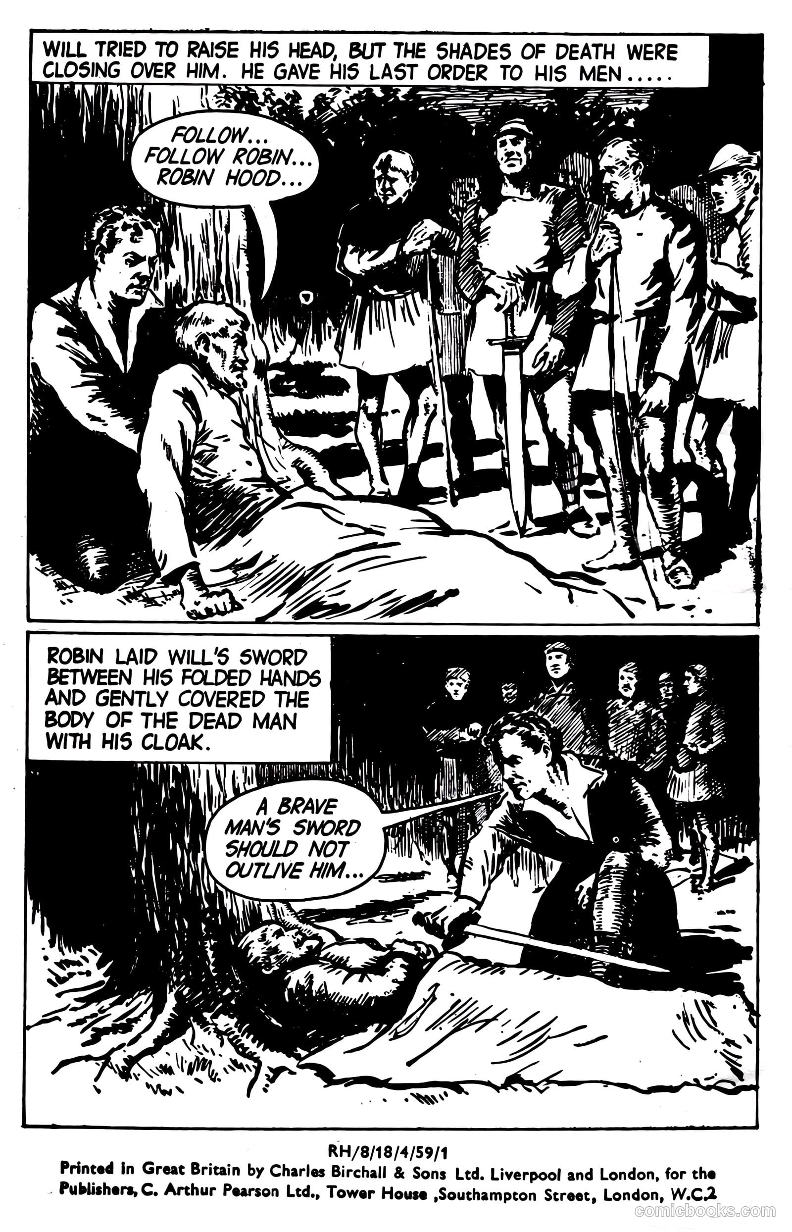 T.V. Picture Stories 8 - Robin Hood #1 — page 66 of 68