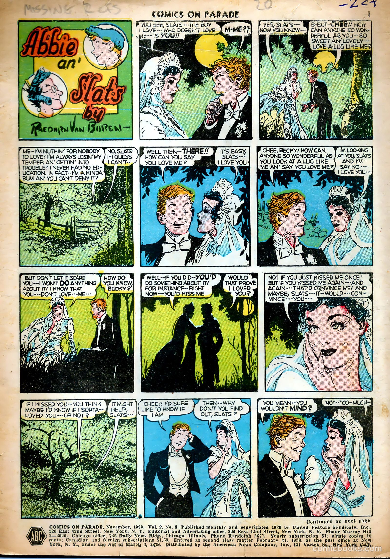 Comics on Parade #20 (1941) — page 2 of 46