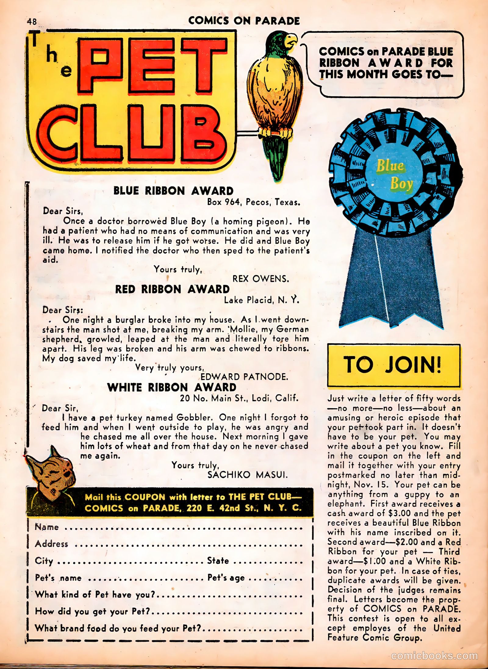 Comics on Parade #20 (1941) — page 34 of 46