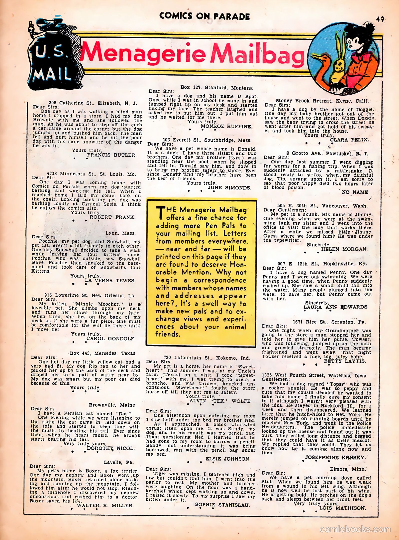 Comics on Parade #20 (1941) — page 35 of 46