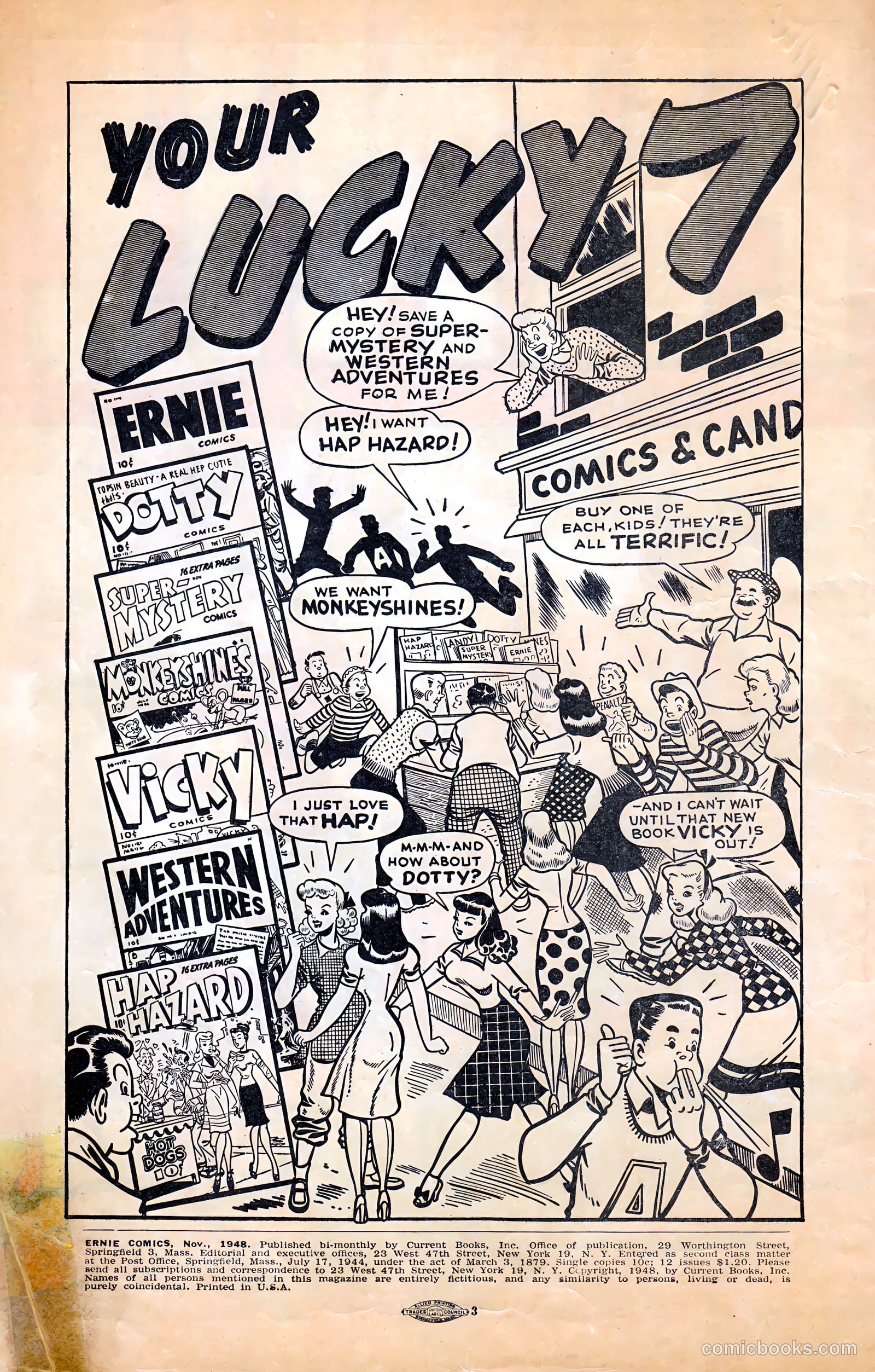 Ernie Comics #23 (1948) — page 2 of 52