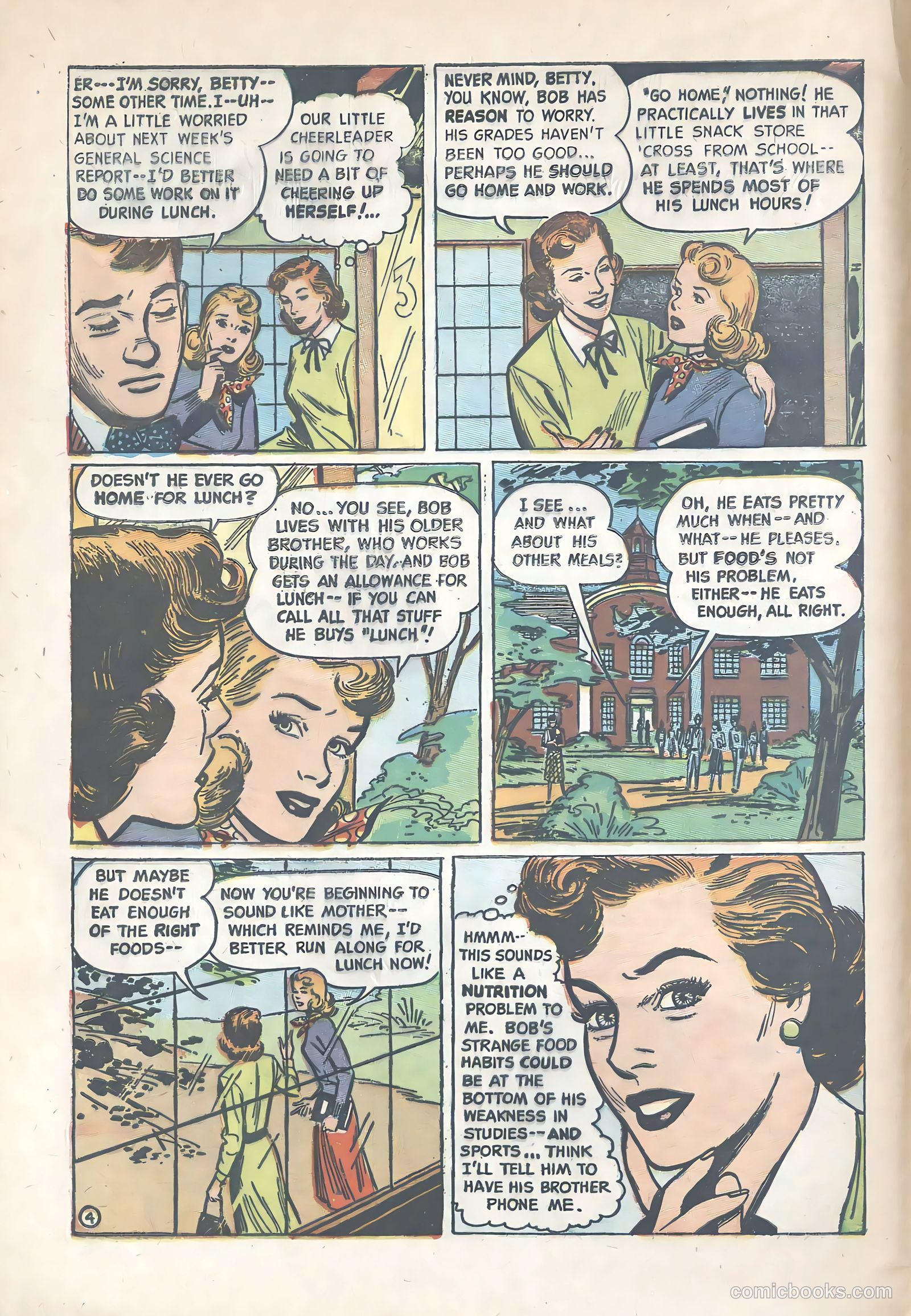 Eat Right to Win #1 (1952) — page 4 of 16