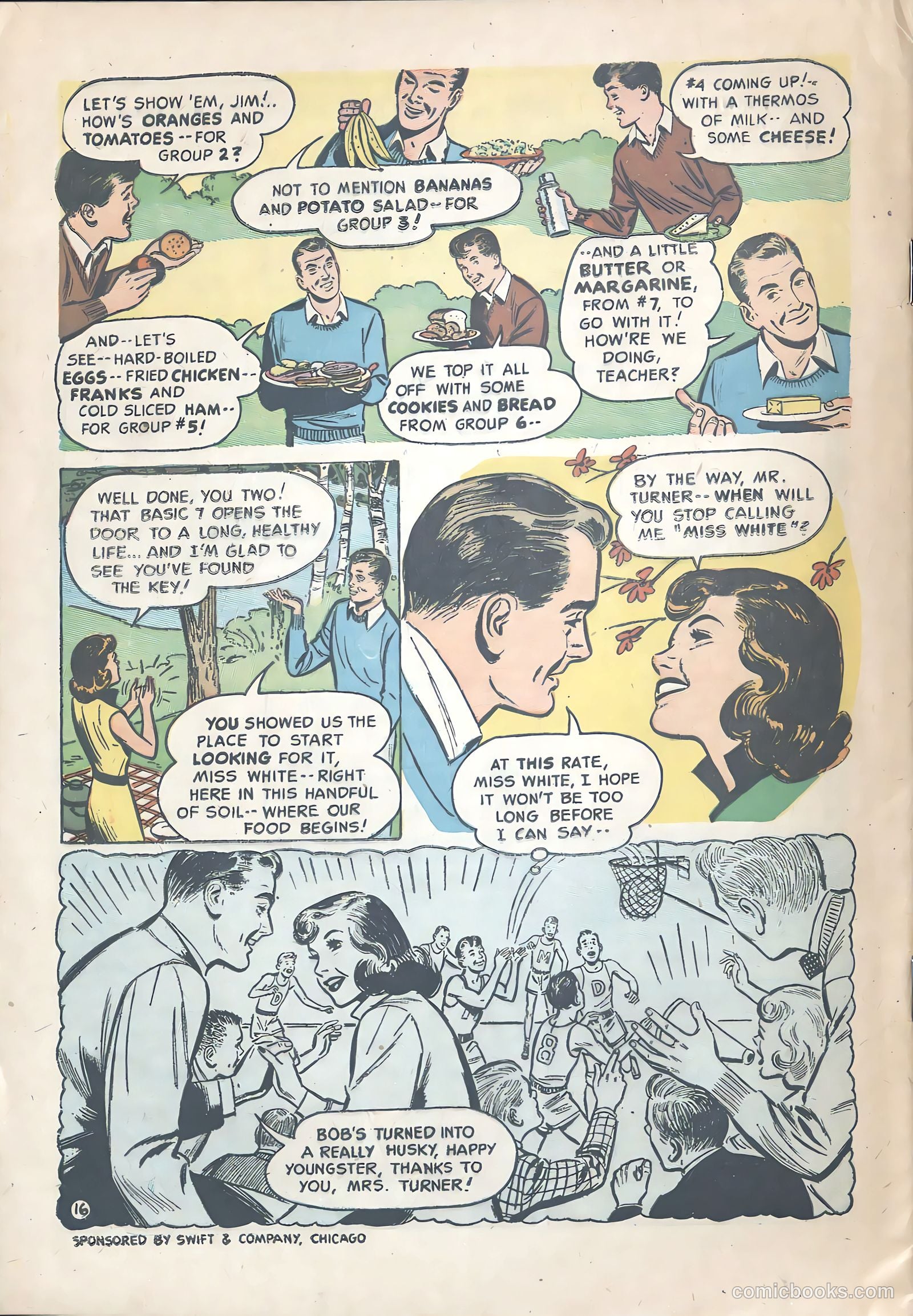 Eat Right to Win #1 (1952) — page 16 of 16