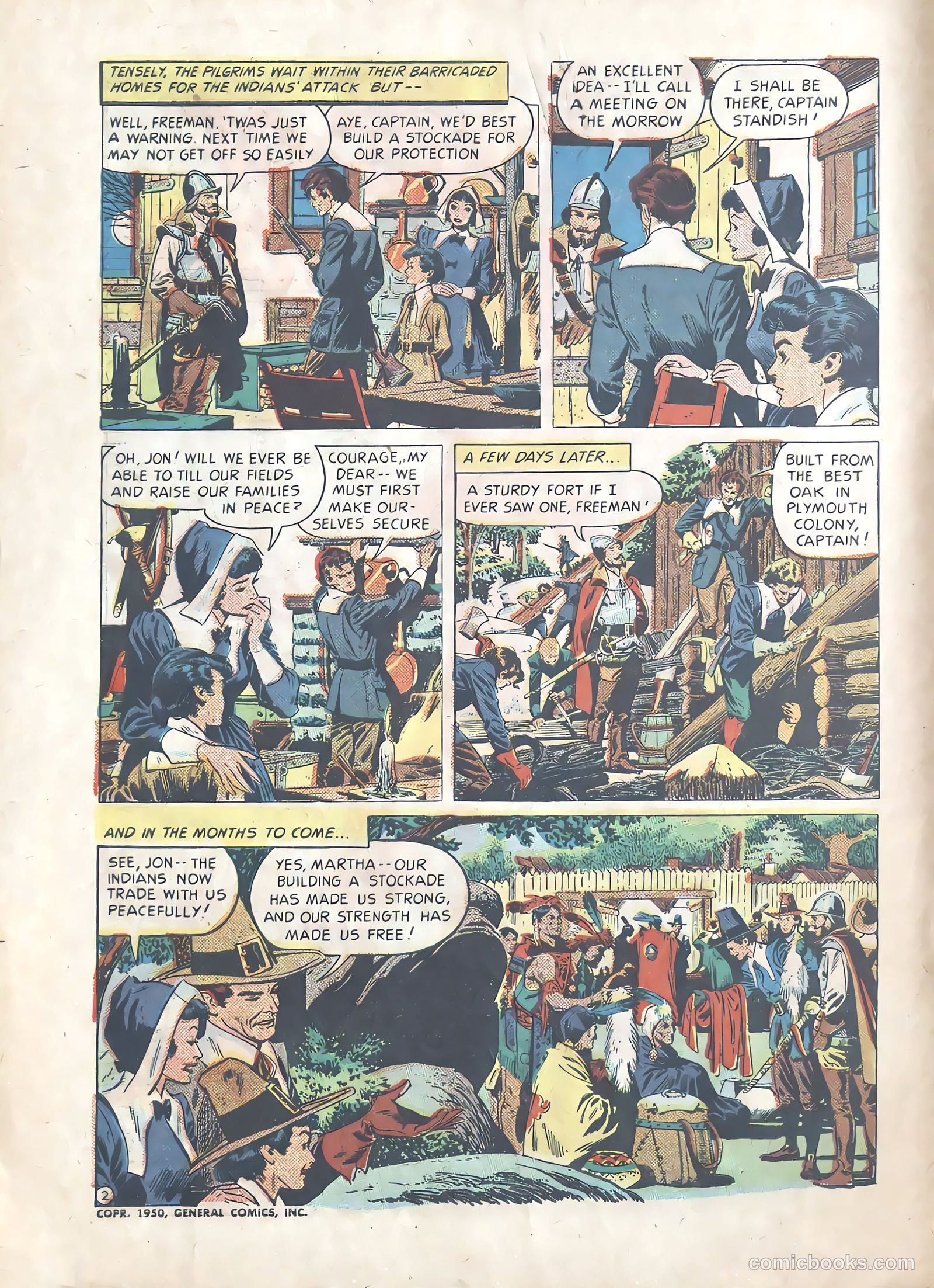 Frontiers of Freedom #1 (1950) — page 2 of 8
