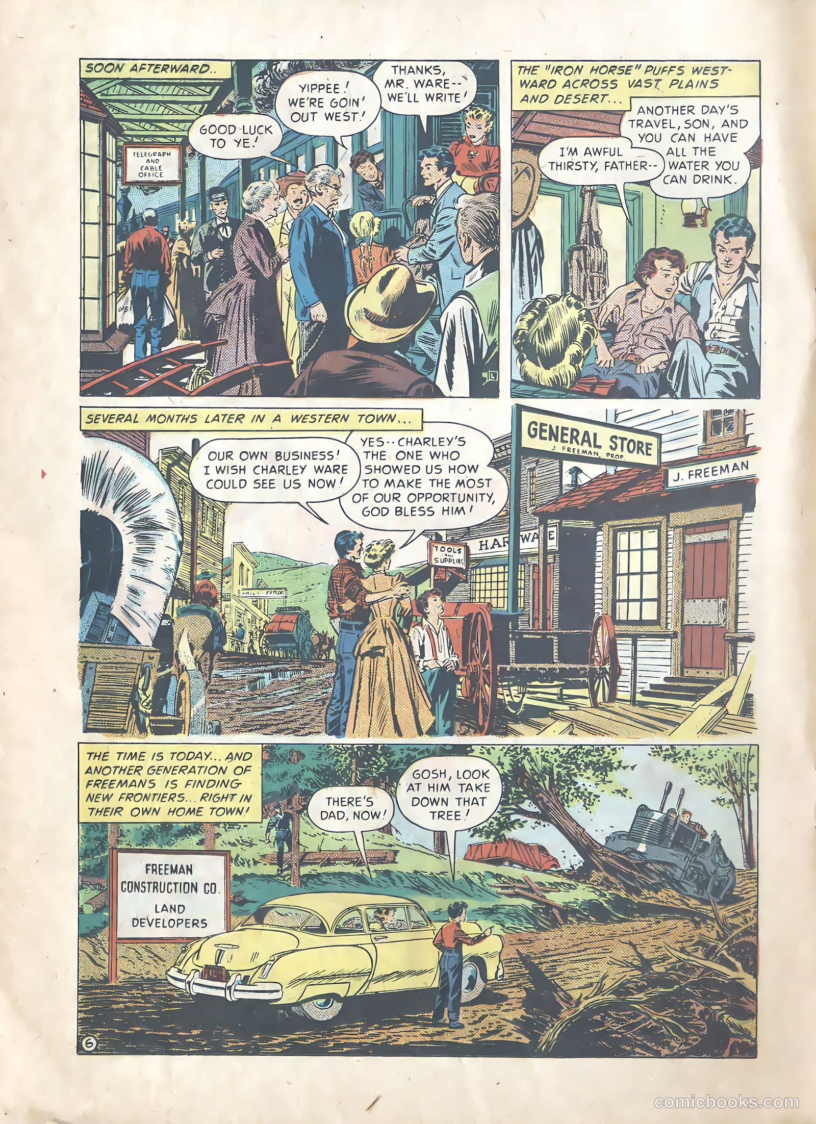 Frontiers of Freedom #1 (1950) — page 6 of 8