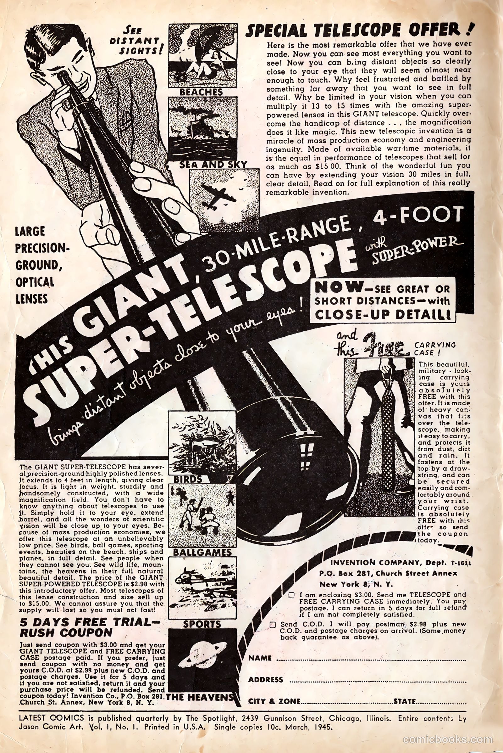 Latest Comics #1 (1949) — page 2 of 52