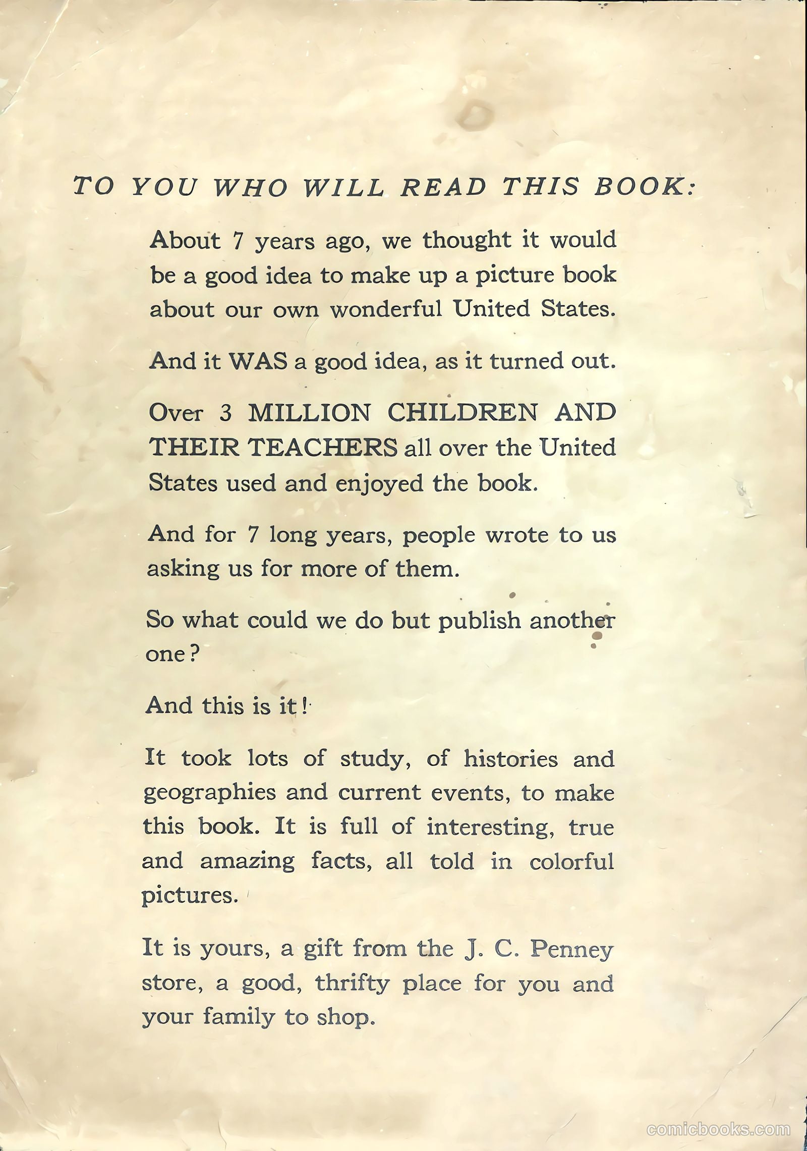 Our United States #1 (1949) — page 2 of 52