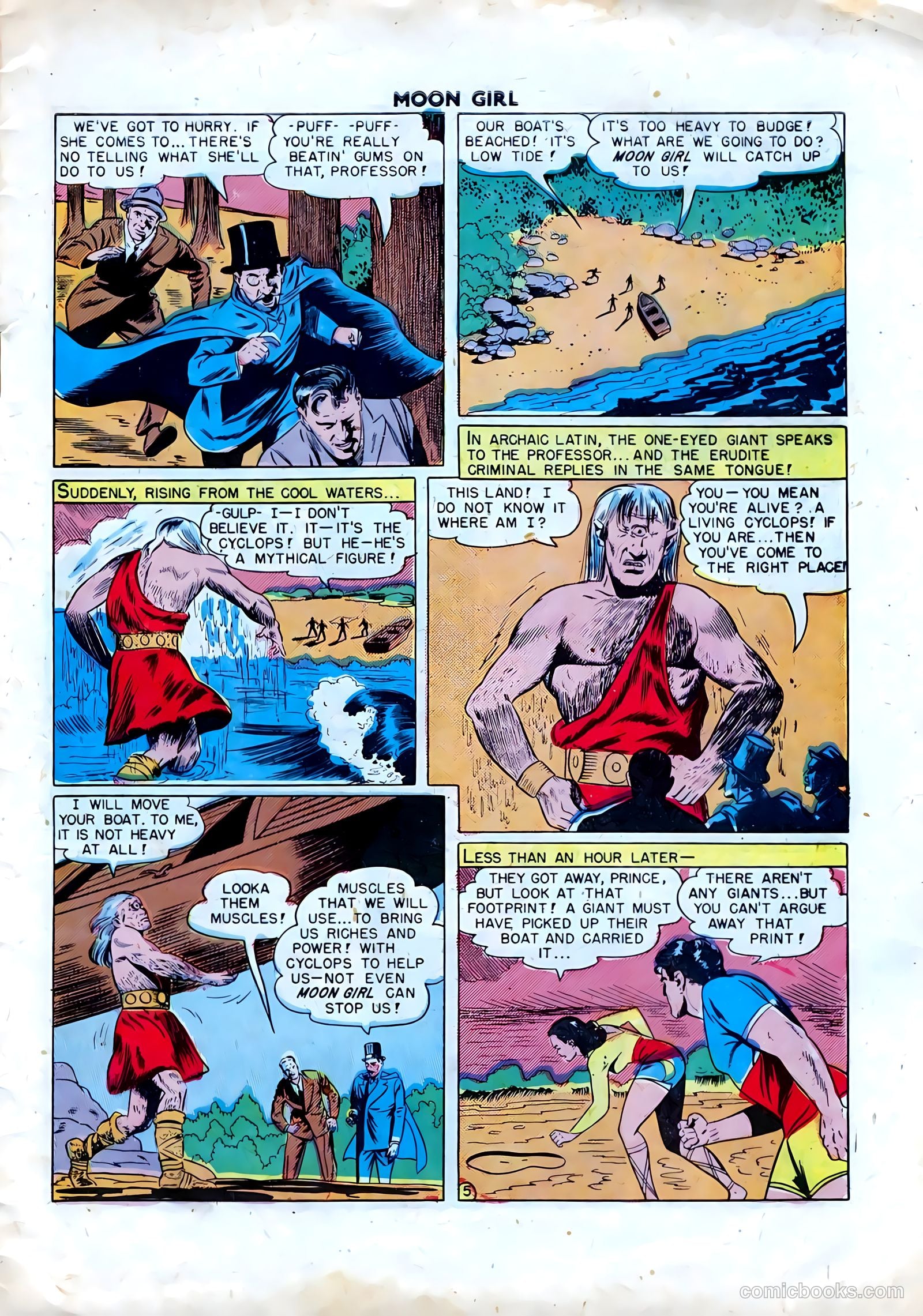 Moon Girl #4 (1948) — page 7 of 37