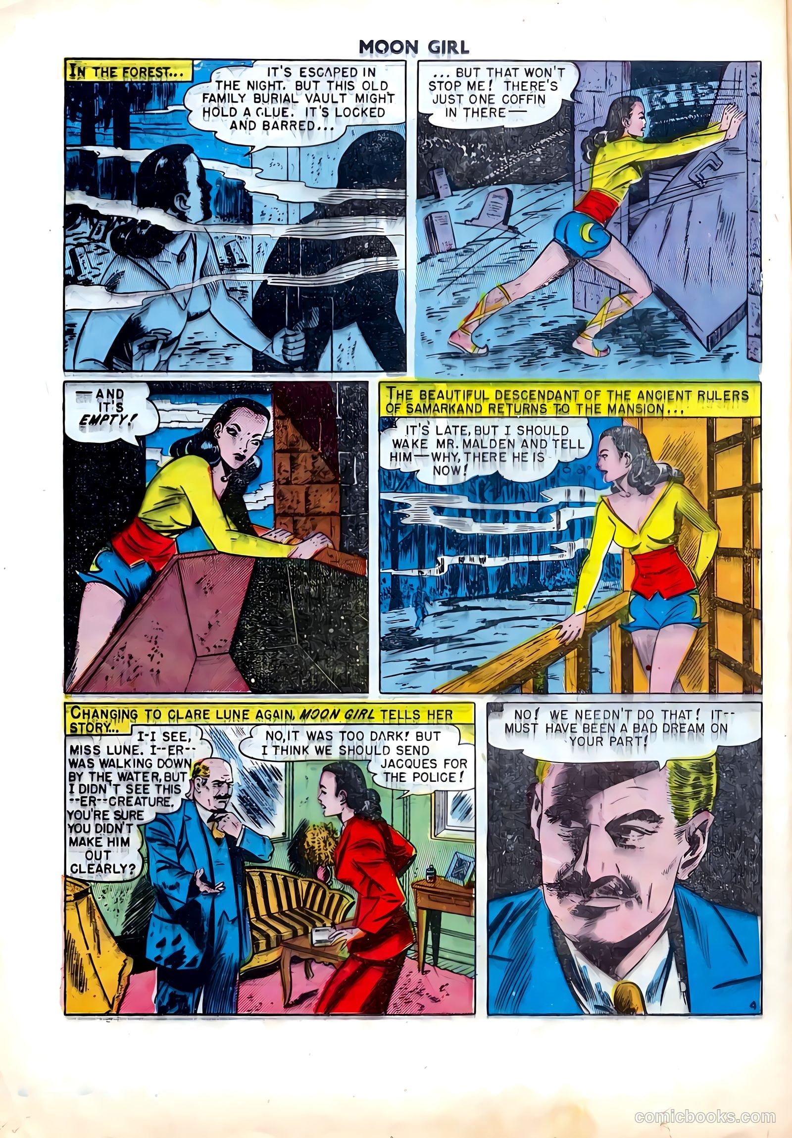 Moon Girl #4 (1948) — page 16 of 37
