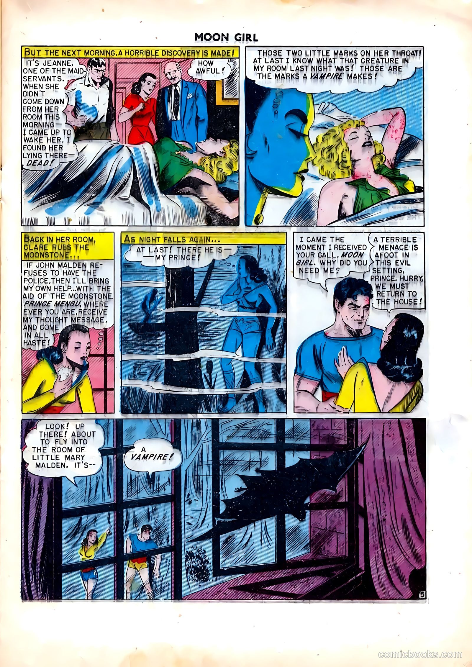 Moon Girl #4 (1948) — page 17 of 37