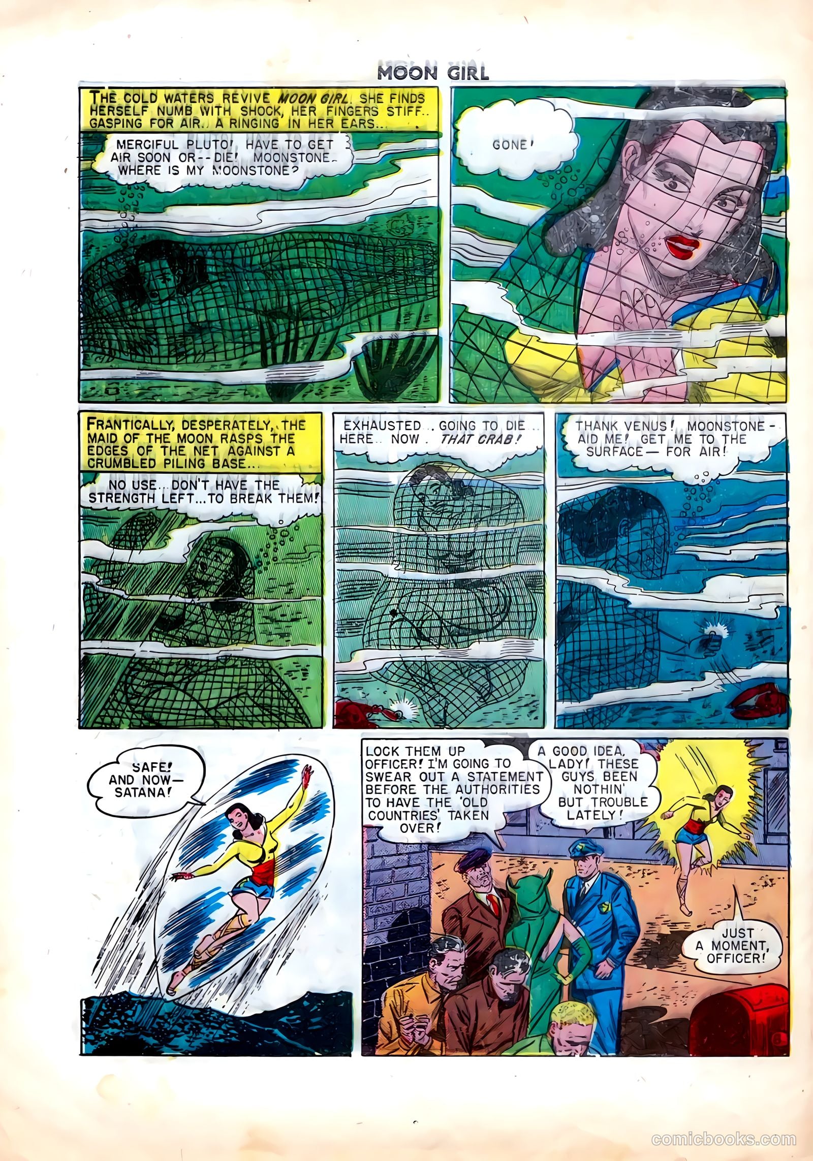 Moon Girl #4 (1948) — page 32 of 37