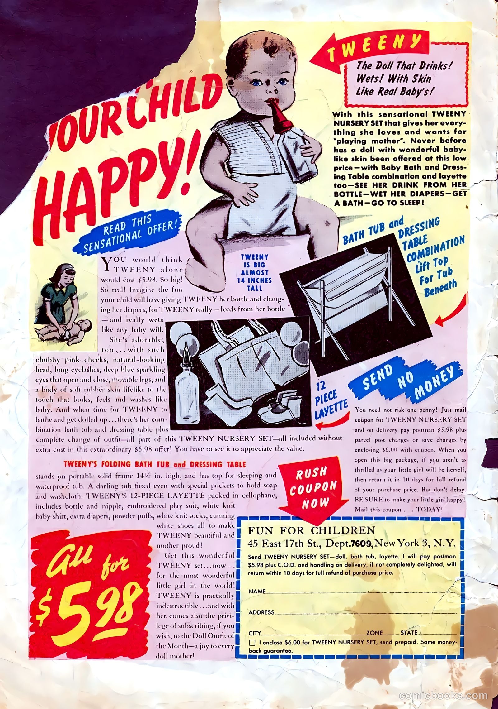 Moon Girl #4 (1948) — page 37 of 37
