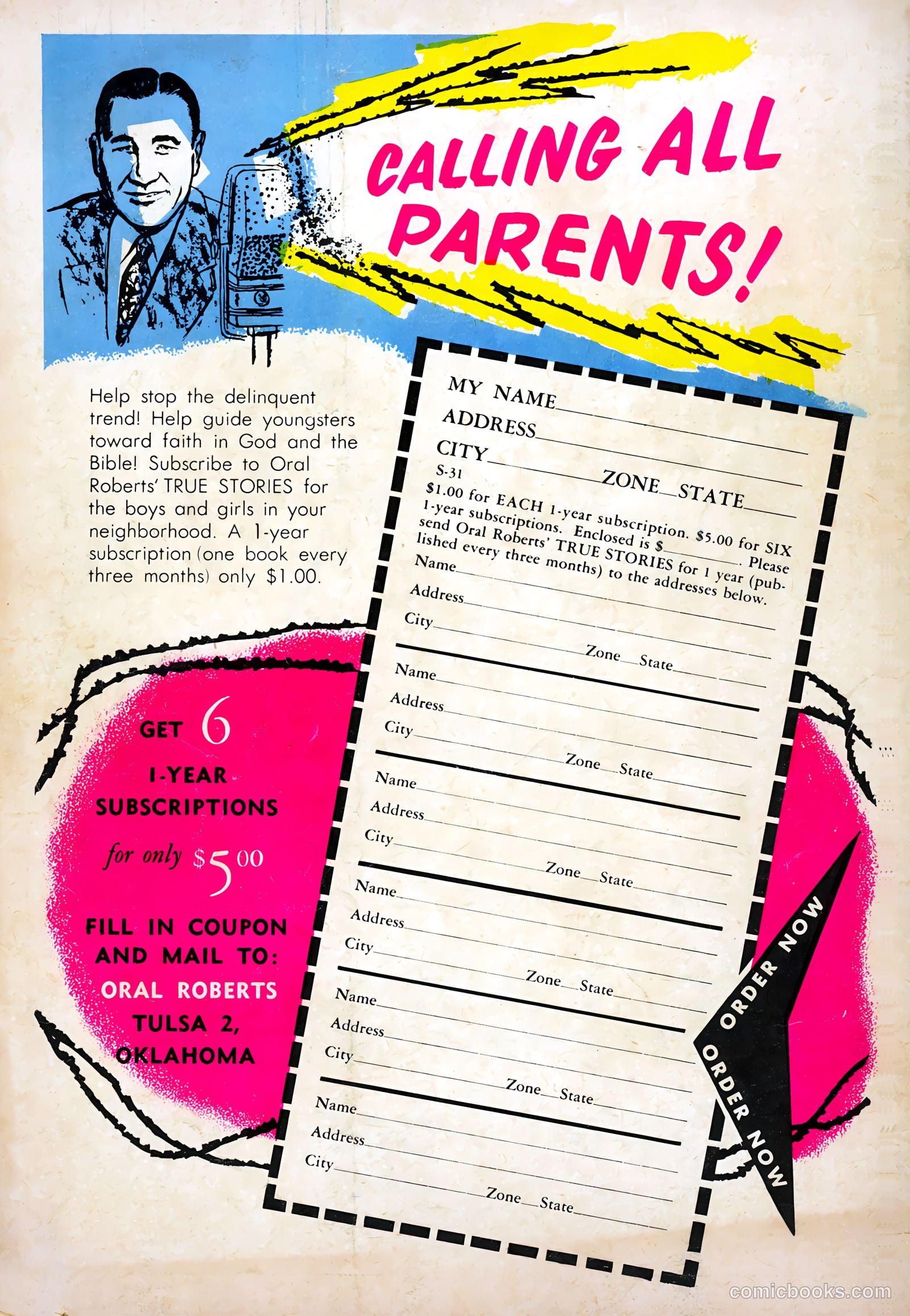 Oral Roberts' True Stories 103 - Out of the Shadows #1 — page 36 of 36