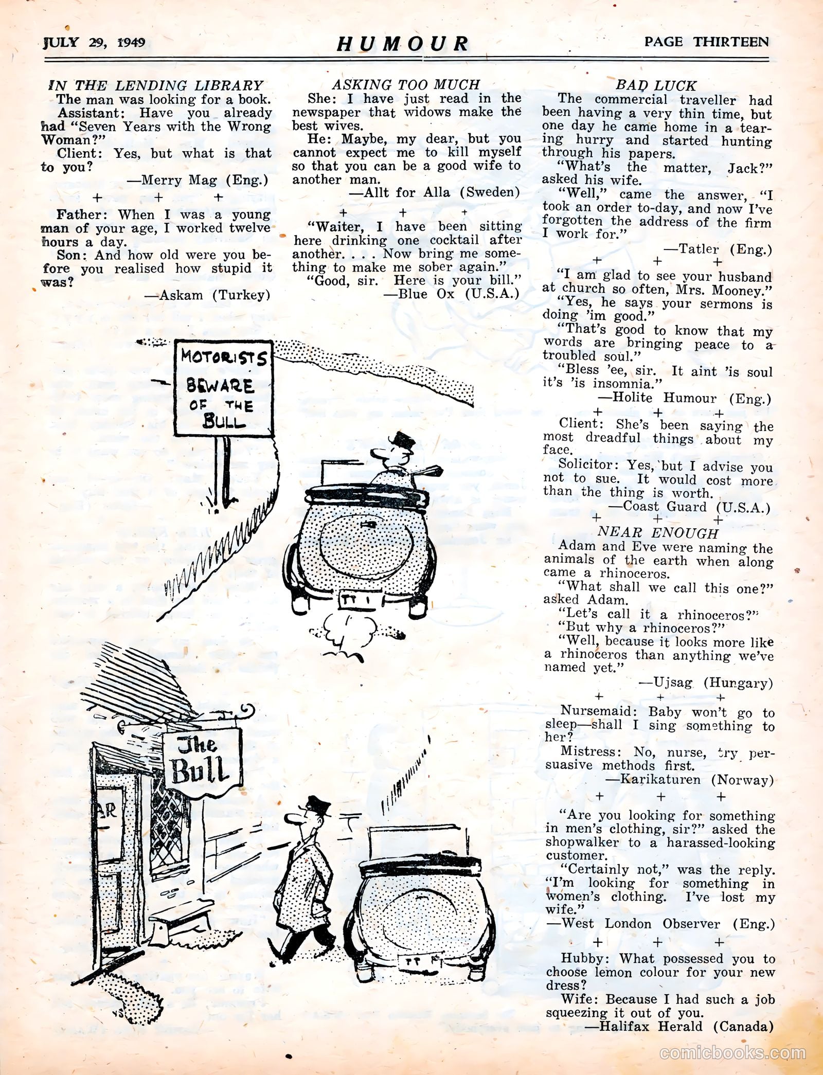 Humour v29 #30 — page 13 of 36