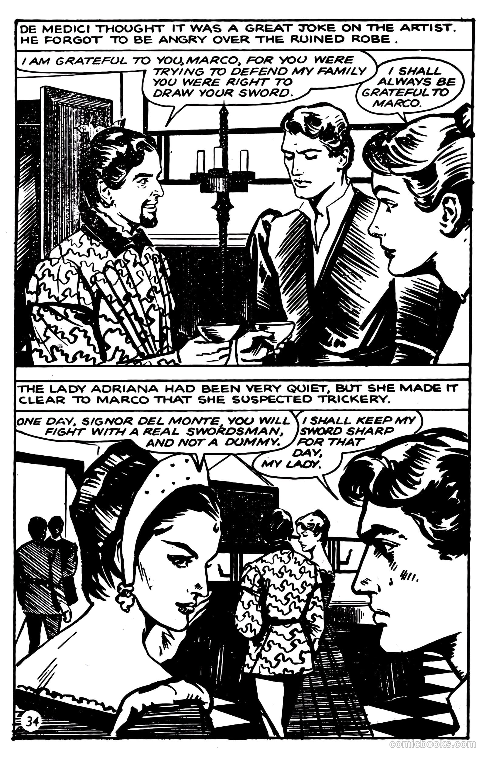 T.V. Picture Stories 4 - Sword of Freedom #1 — page 36 of 68