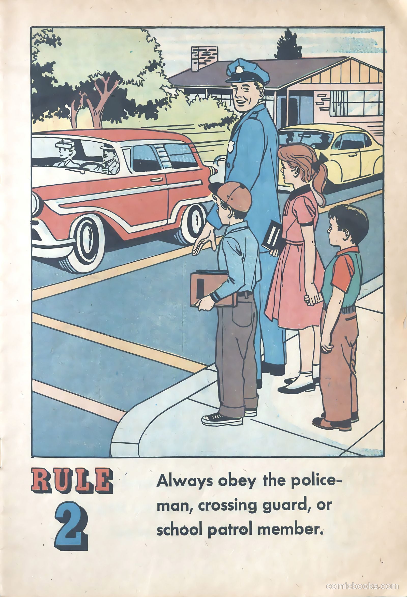 Buster Brown's Safety Coloring Book #1 — page 5 of 21