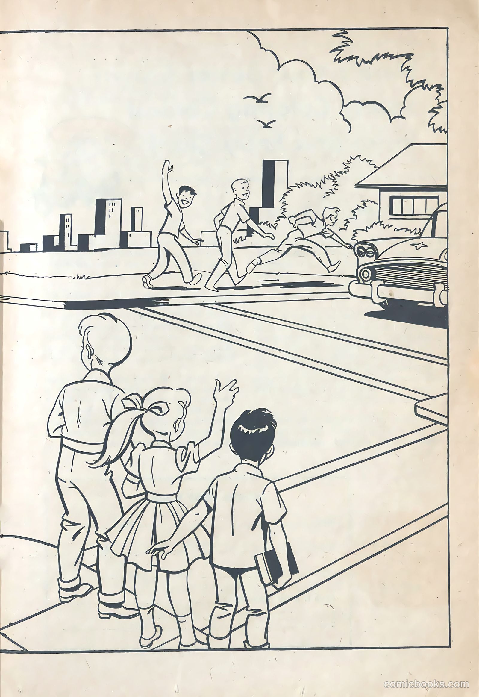 Buster Brown's Safety Coloring Book #1 — page 11 of 21