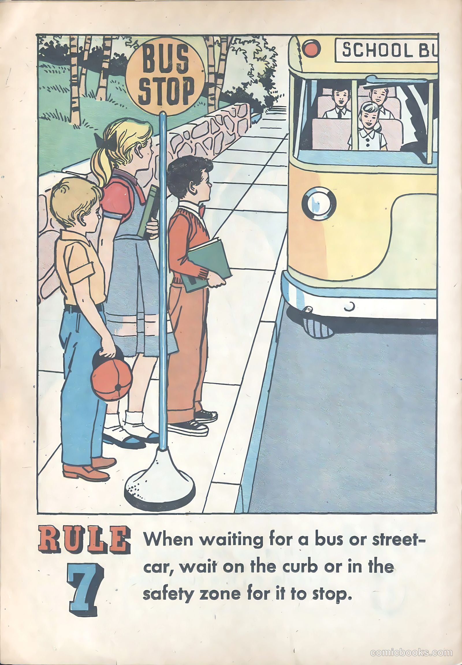 Buster Brown's Safety Coloring Book #1 — page 15 of 21