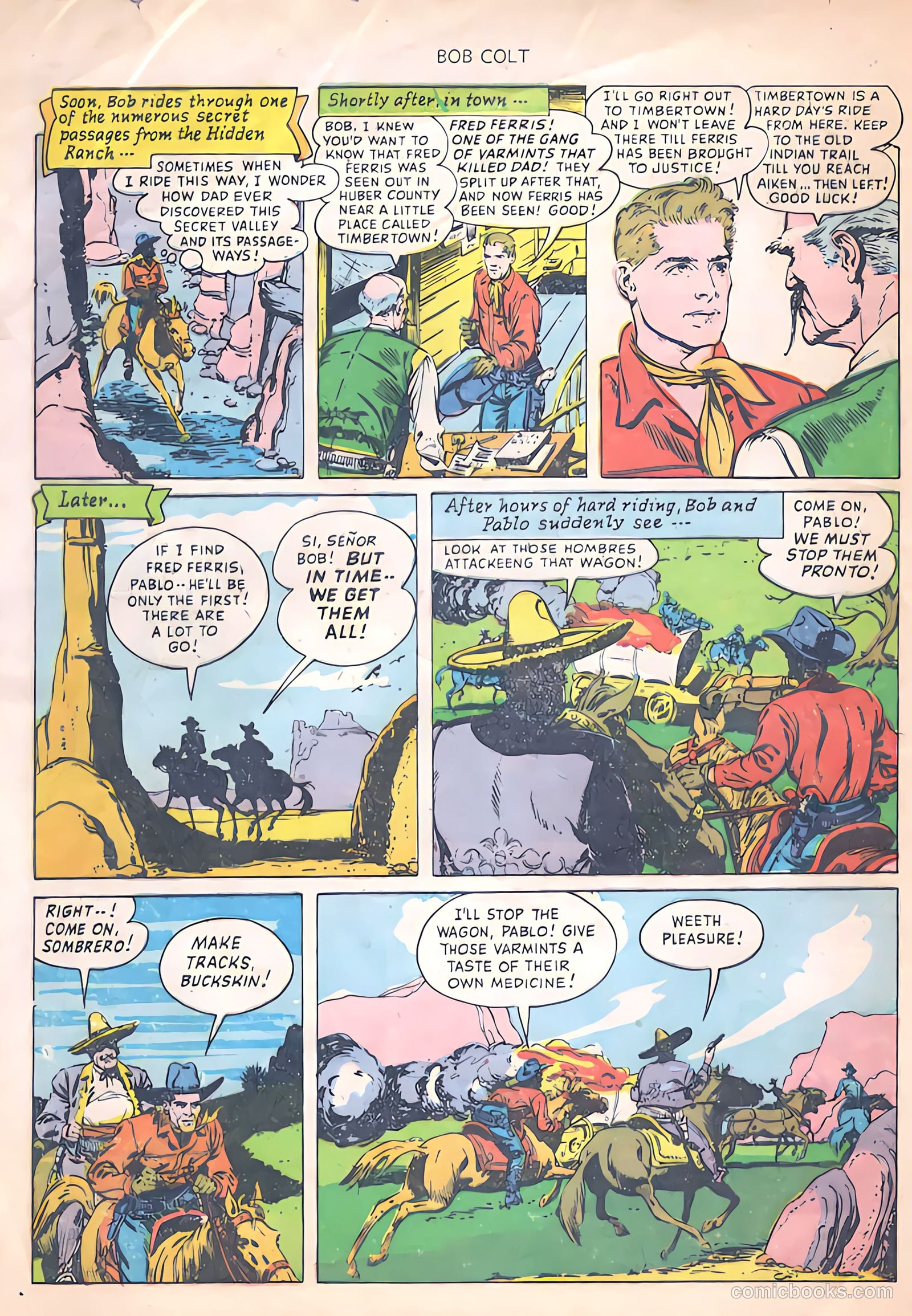 Bob Colt #1 (1950) — page 4 of 36