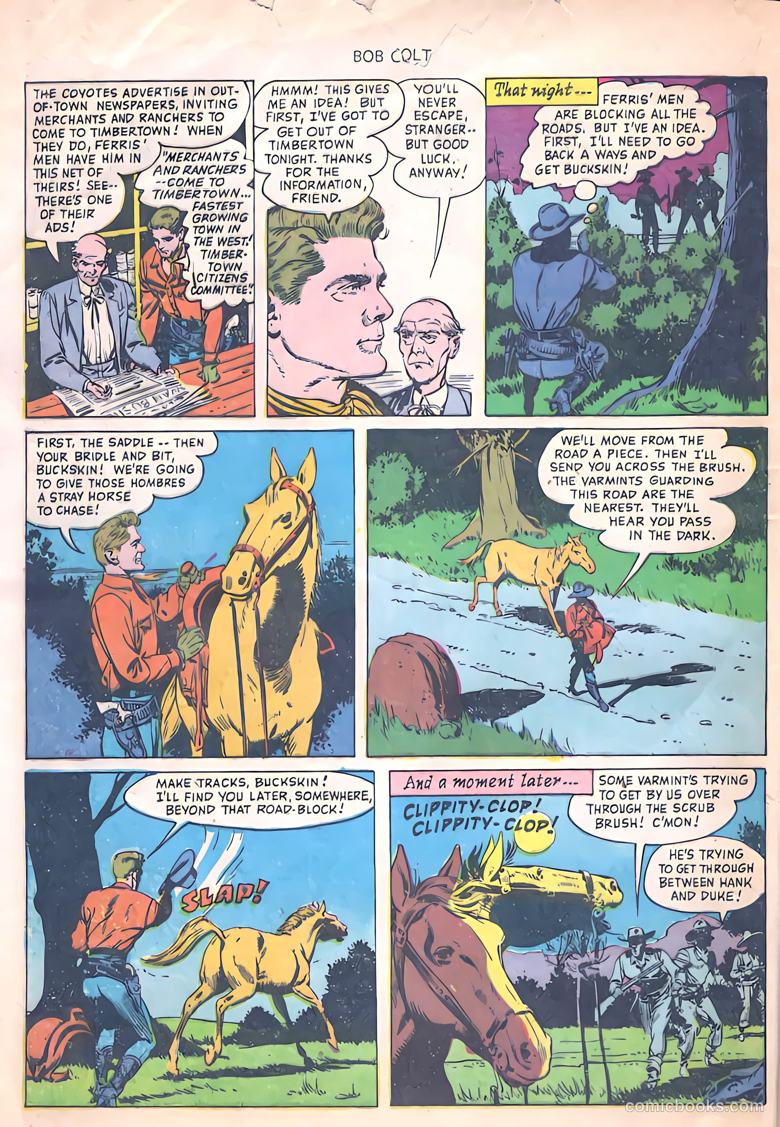Bob Colt #1 (1950) — page 8 of 36