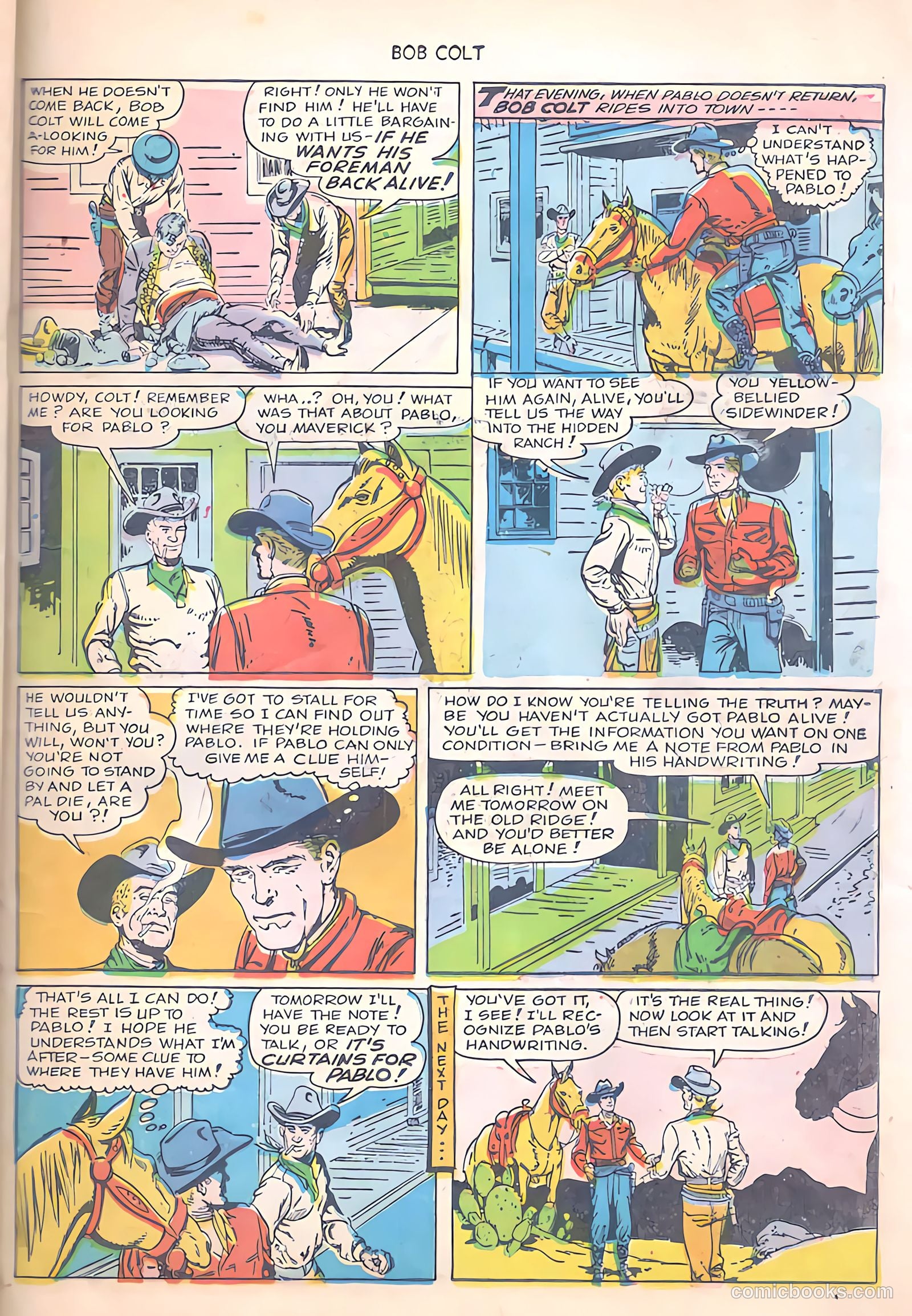 Bob Colt #1 (1950) — page 23 of 36