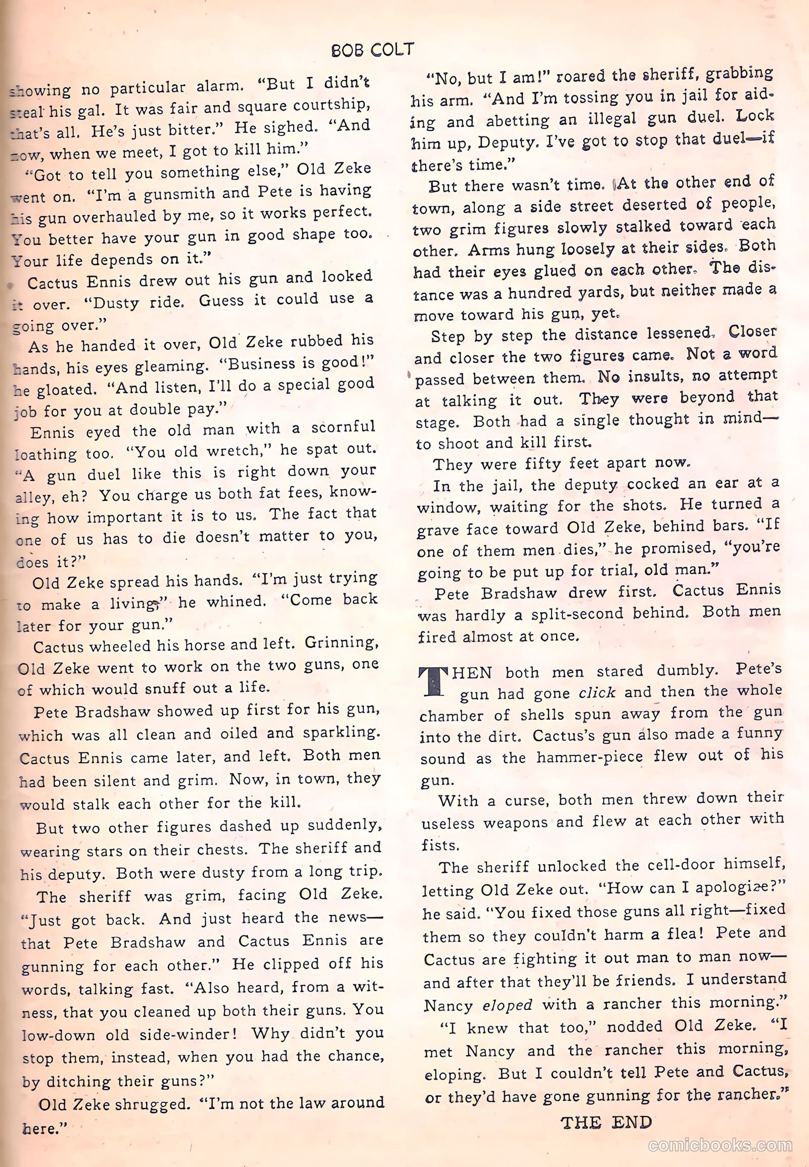 Bob Colt #1 (1950) — page 27 of 36