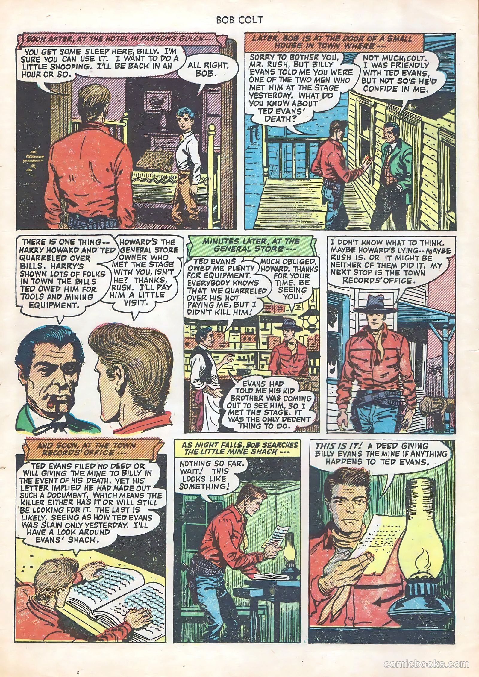 Bob Colt #10 (1952) — page 6 of 36