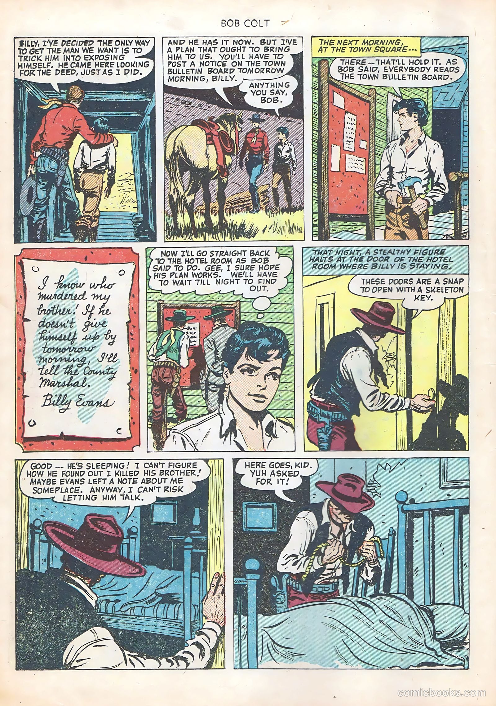 Bob Colt #10 (1952) — page 8 of 36