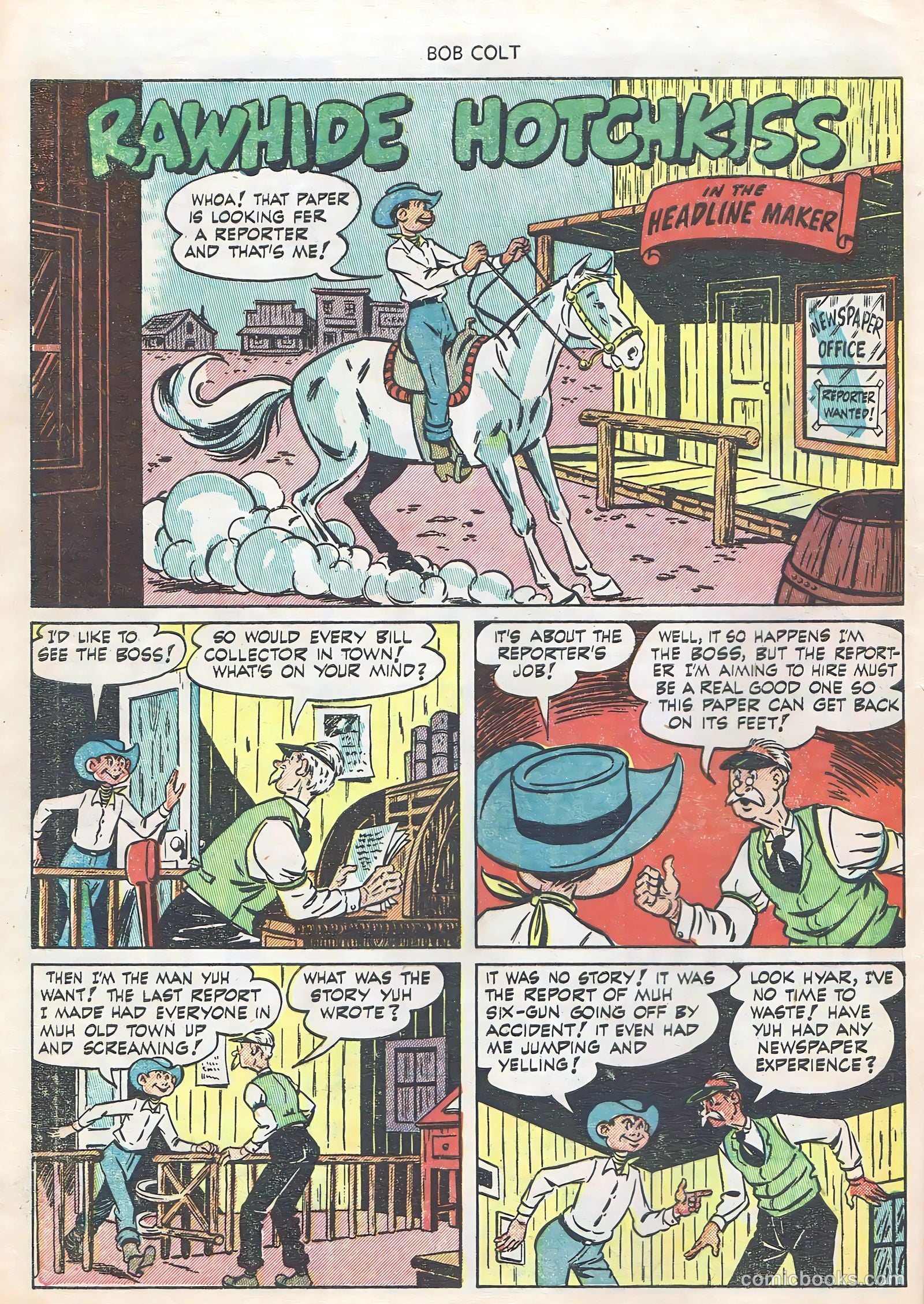 Bob Colt #10 (1952) — page 12 of 36