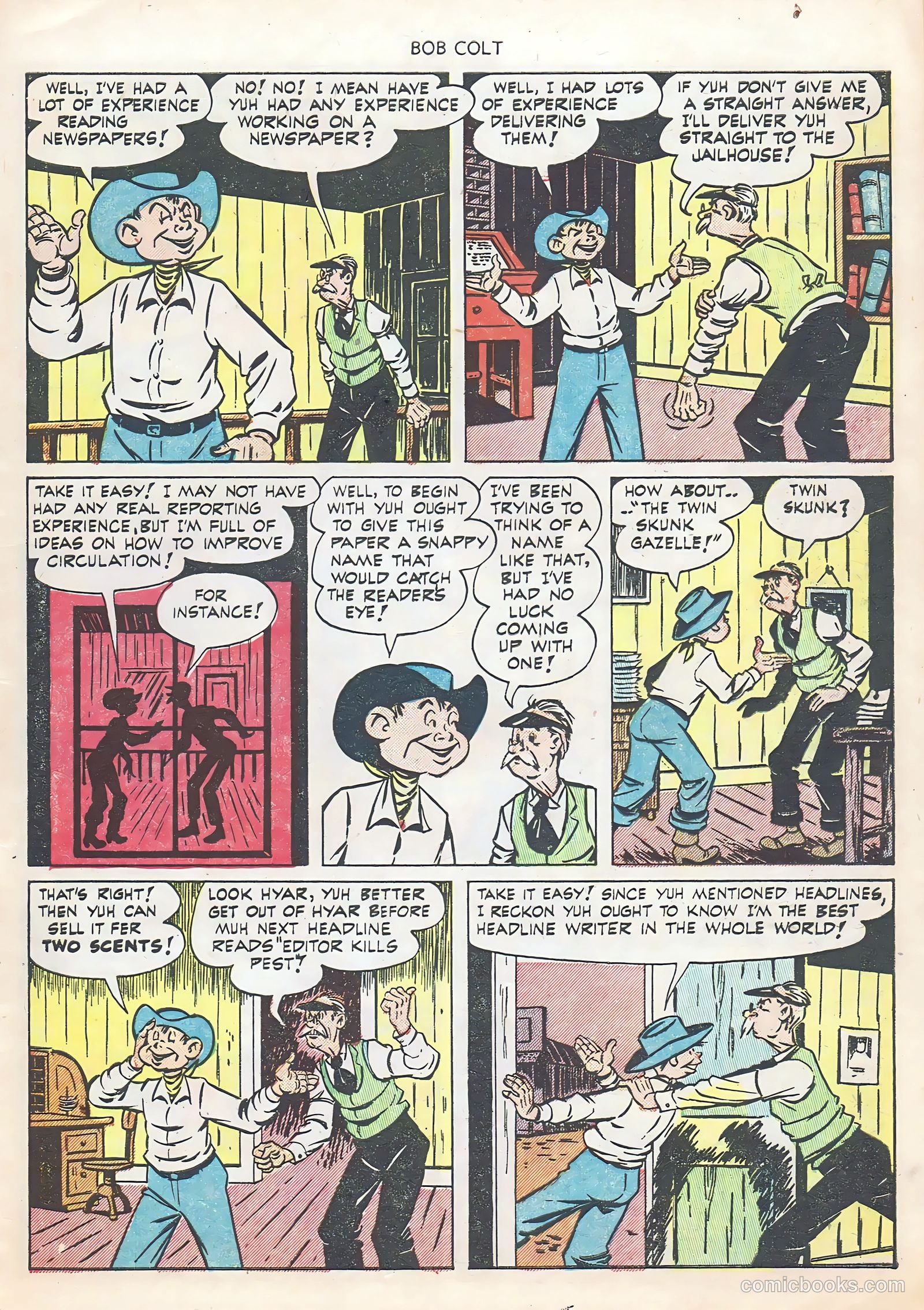 Bob Colt #10 (1952) — page 13 of 36