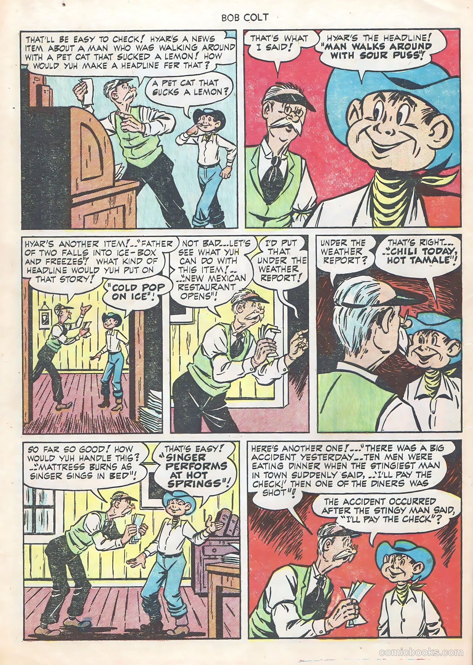 Bob Colt #10 (1952) — page 14 of 36
