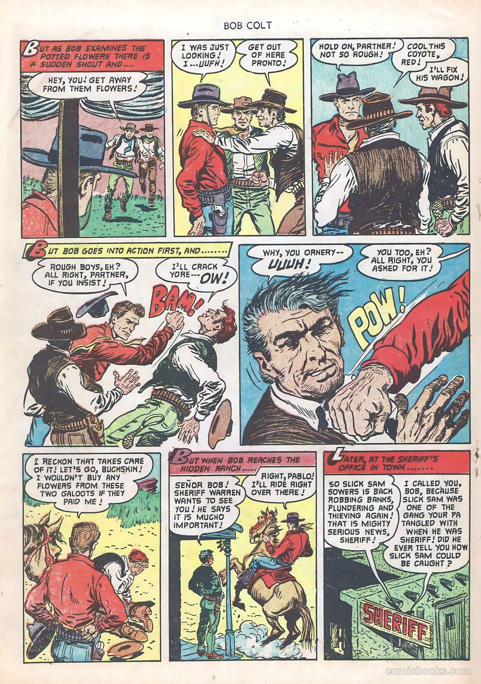 Bob Colt #10 (1952) — page 18 of 36