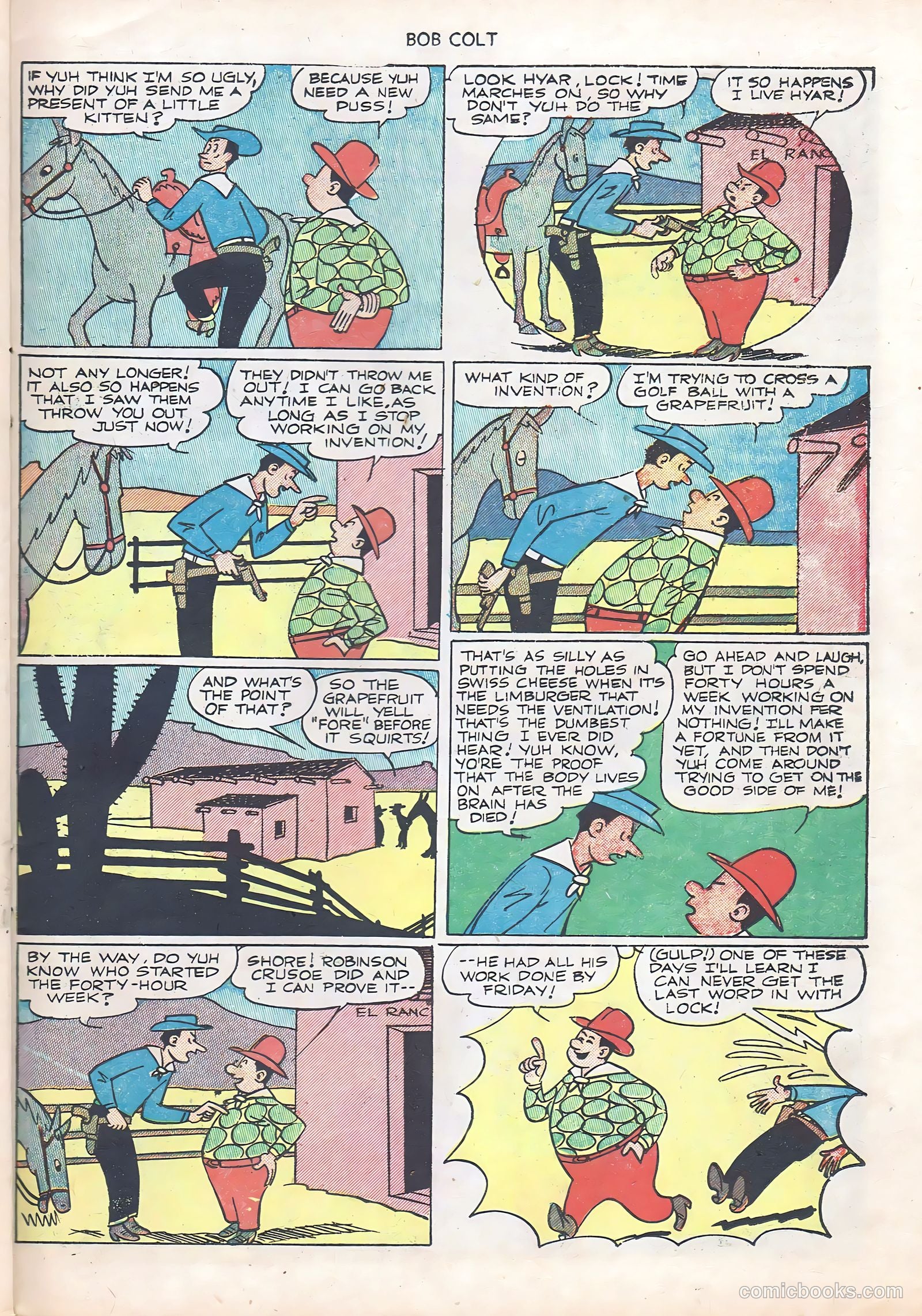 Bob Colt #10 (1952) — page 27 of 36