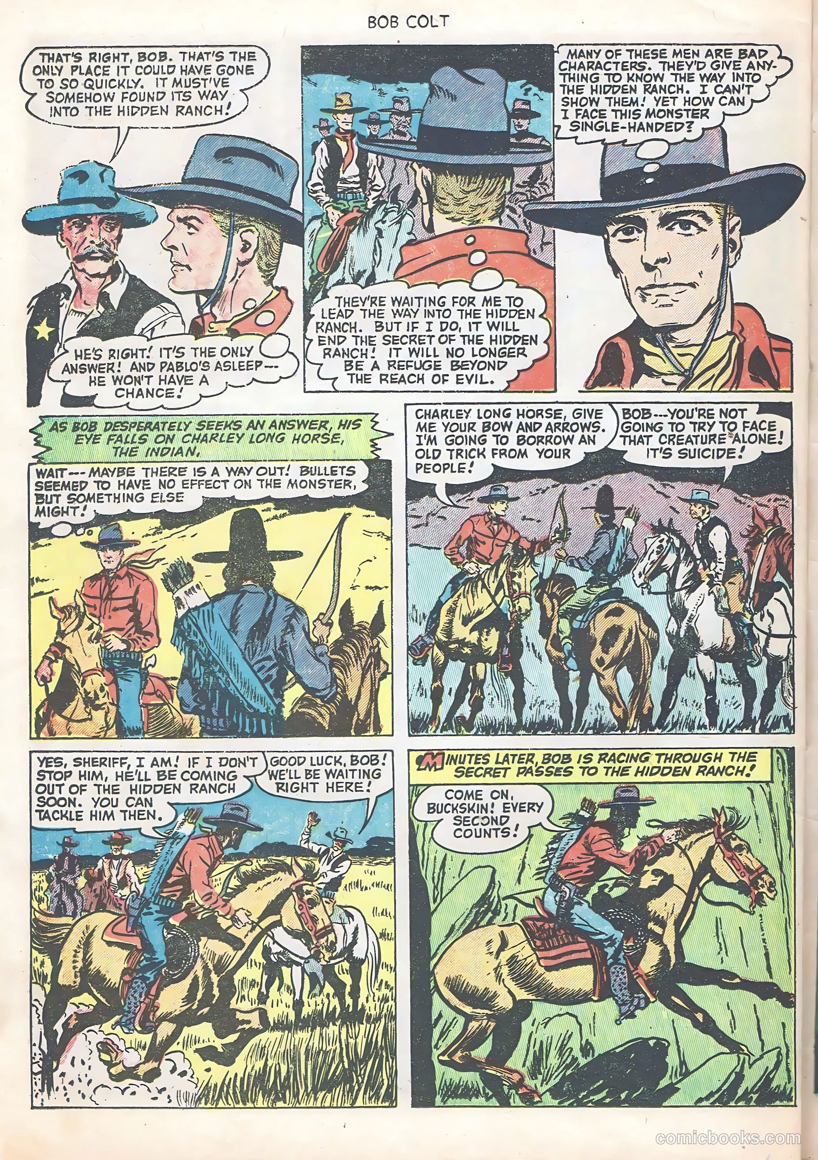 Bob Colt #10 (1952) — page 32 of 36