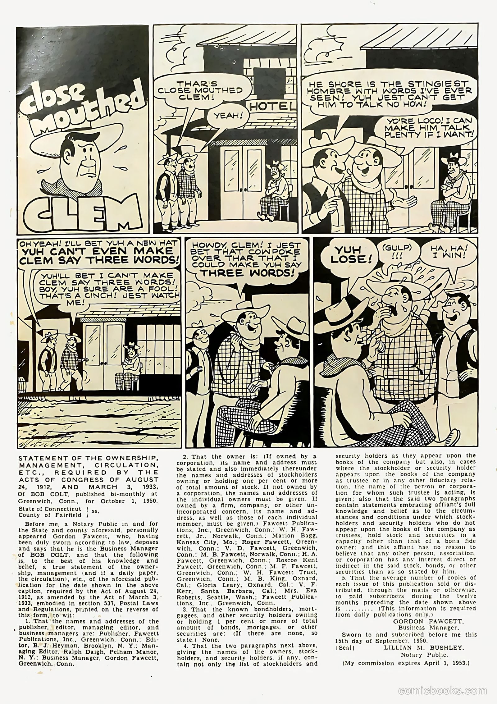 Bob Colt #3 (1951) — page 35 of 36