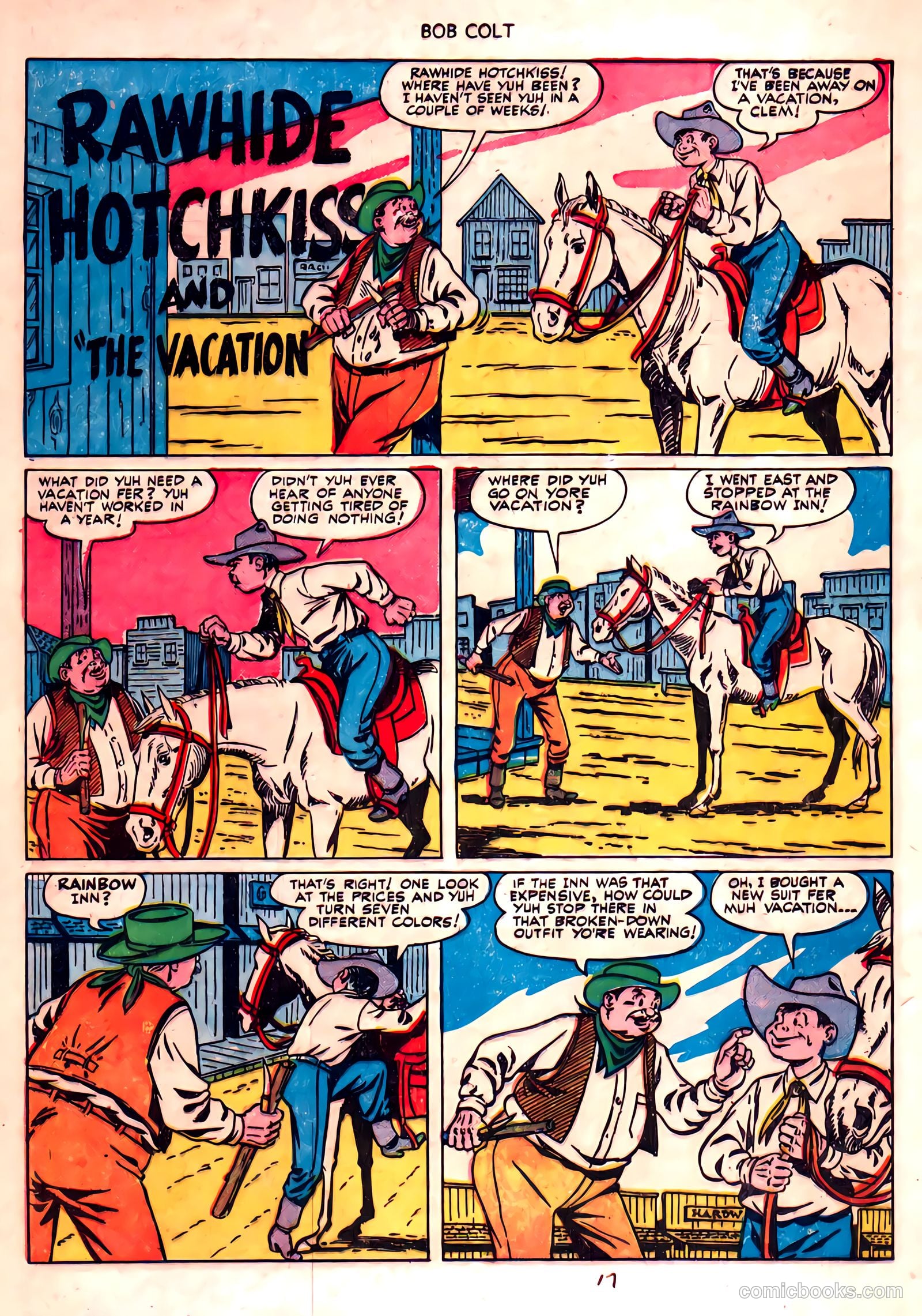 Bob Colt #4 (1951) — page 17 of 36