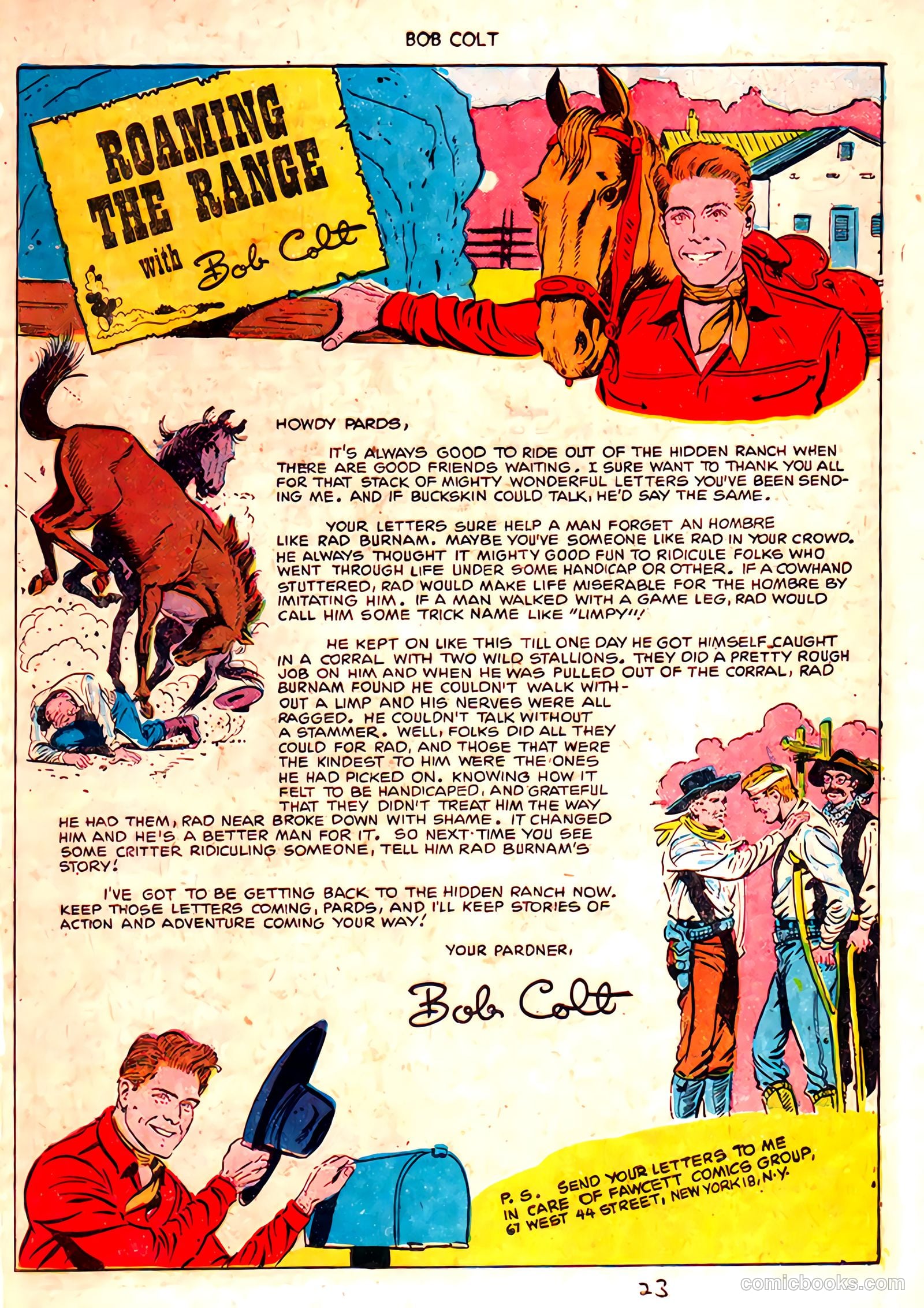 Bob Colt #4 (1951) — page 23 of 36