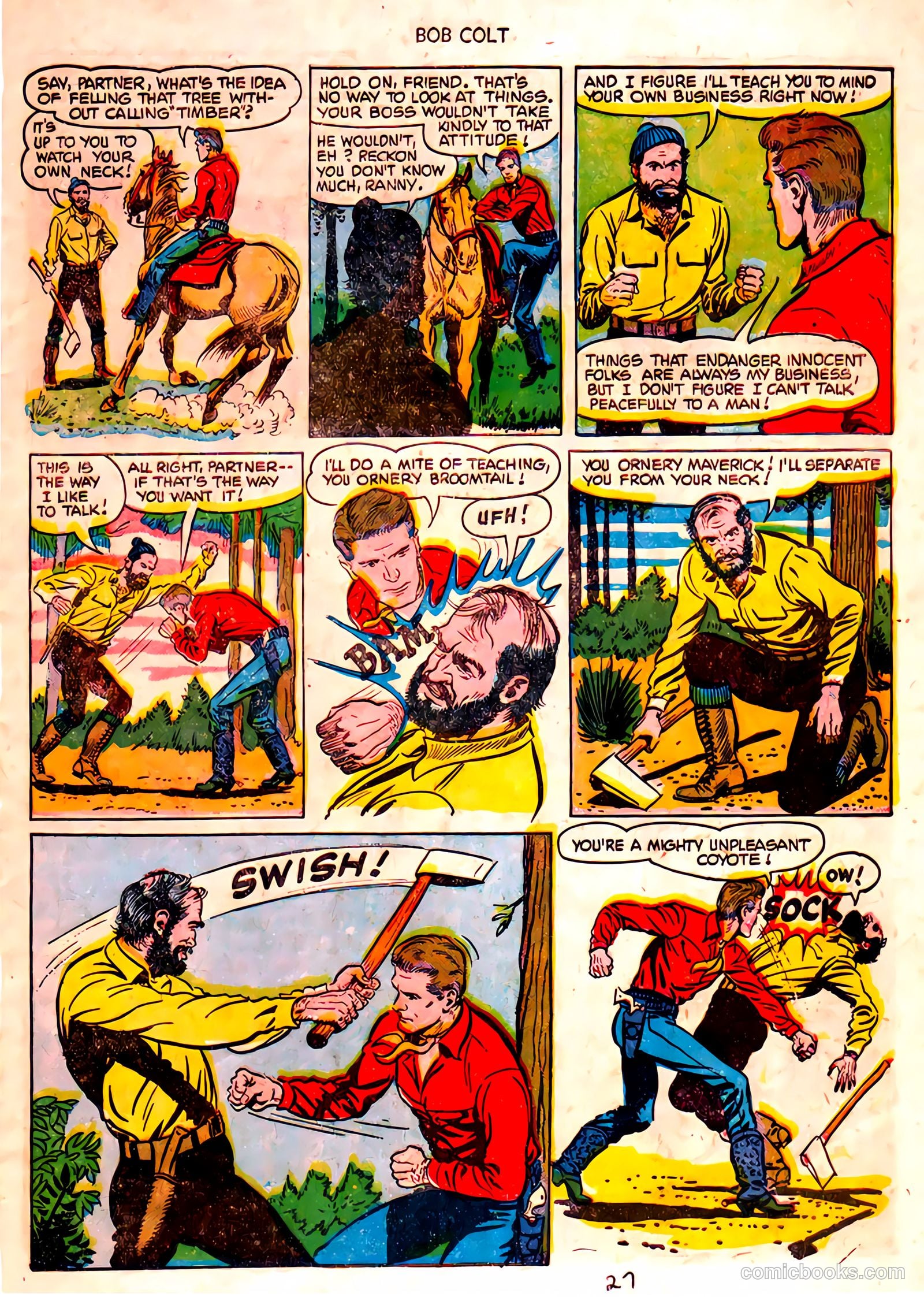 Bob Colt #4 (1951) — page 27 of 36