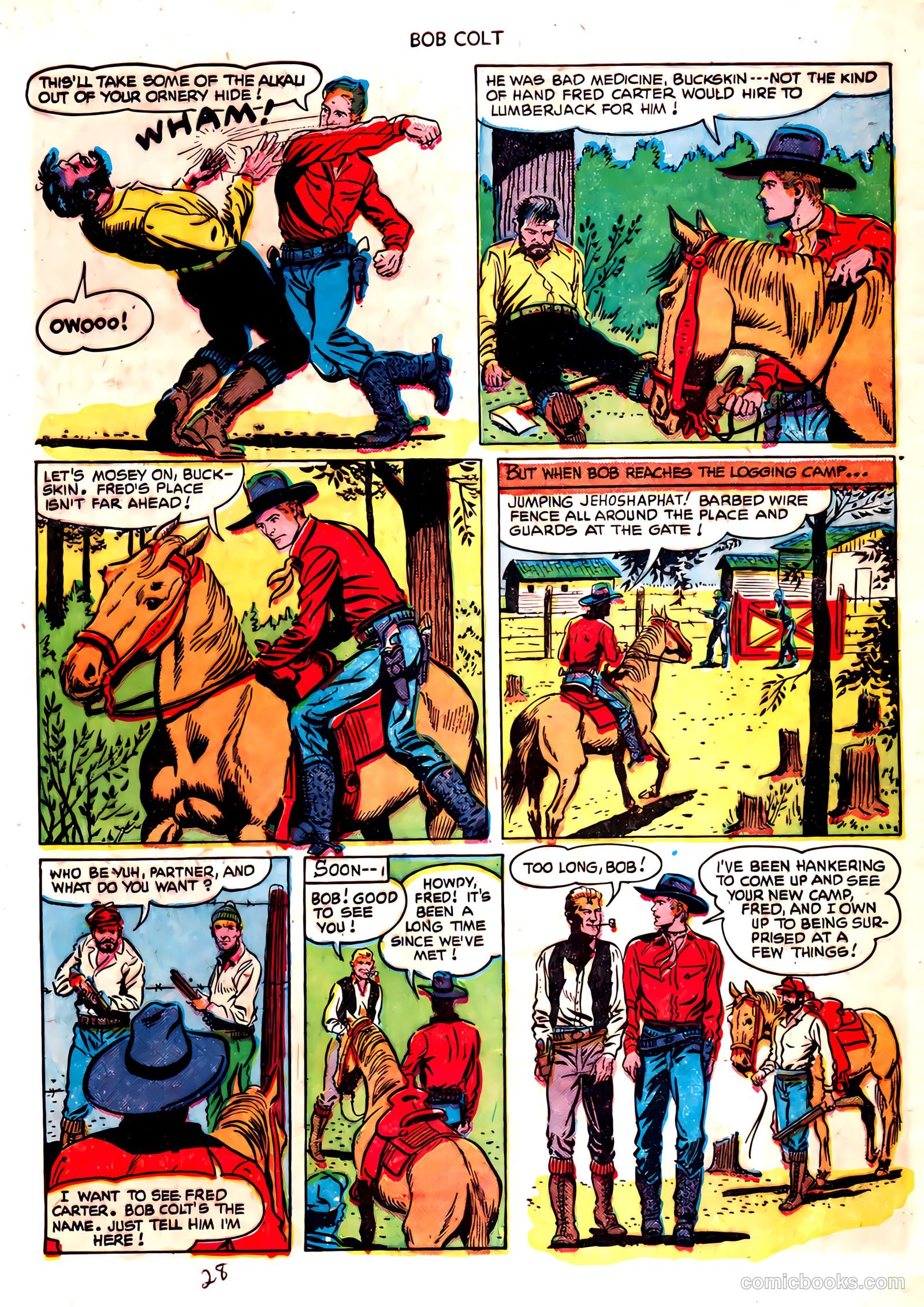 Bob Colt #4 (1951) — page 28 of 36