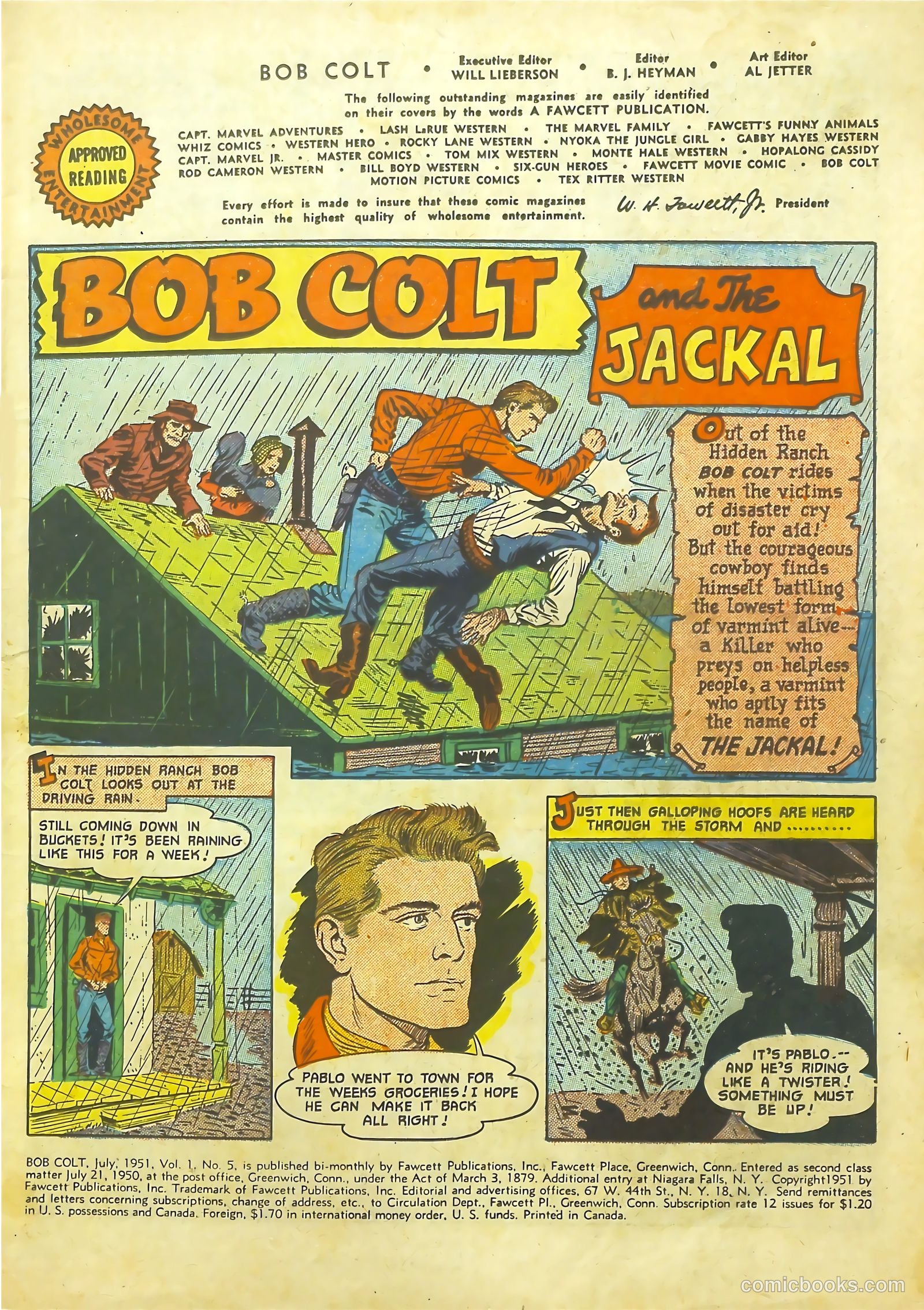 Bob Colt #5 (1951) — page 3 of 35
