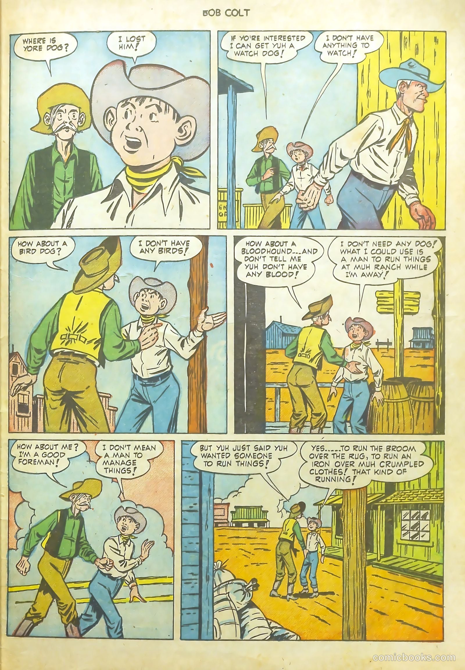 Bob Colt #5 (1951) — page 33 of 35
