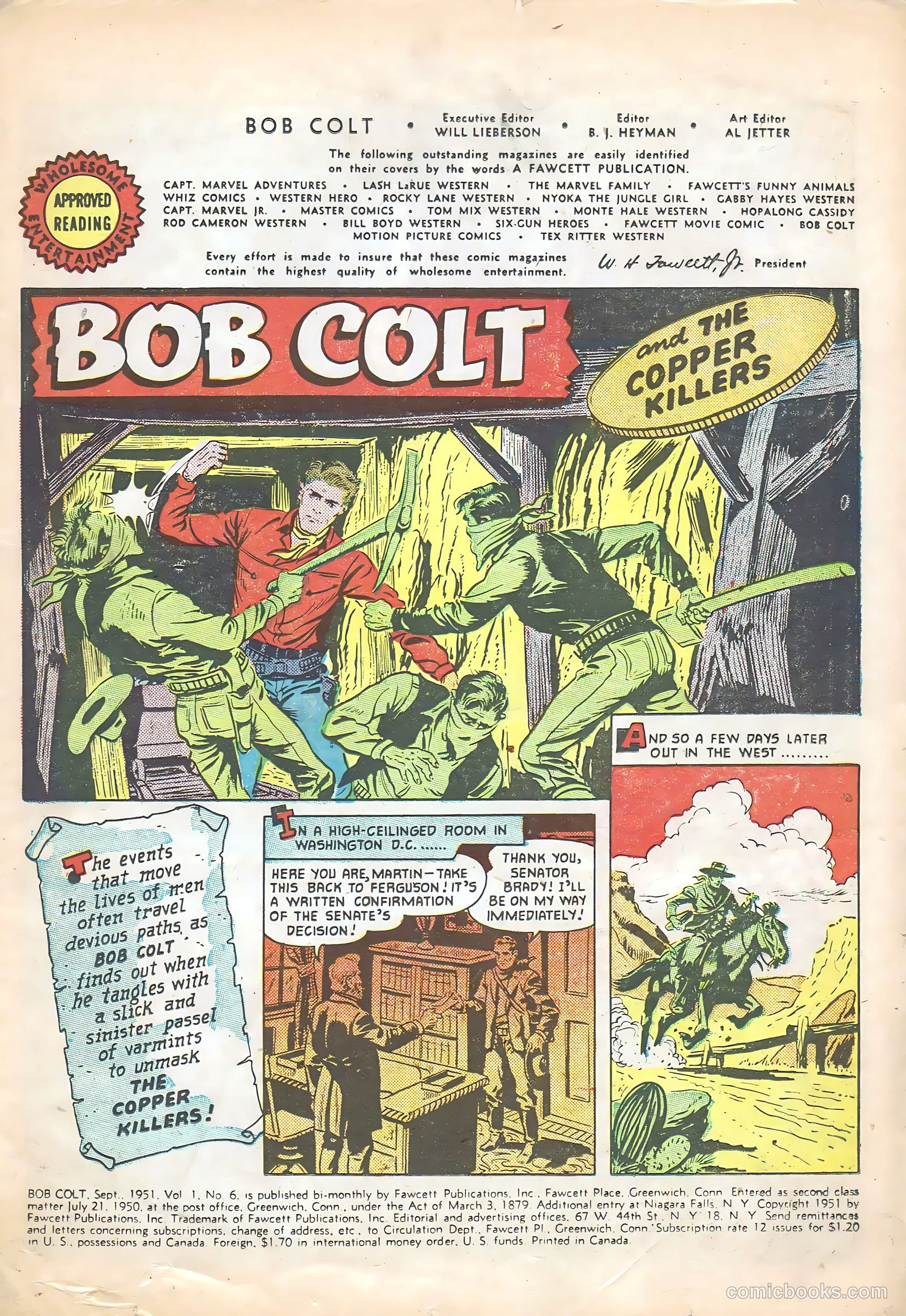 Bob Colt #6 (1951) — page 3 of 36
