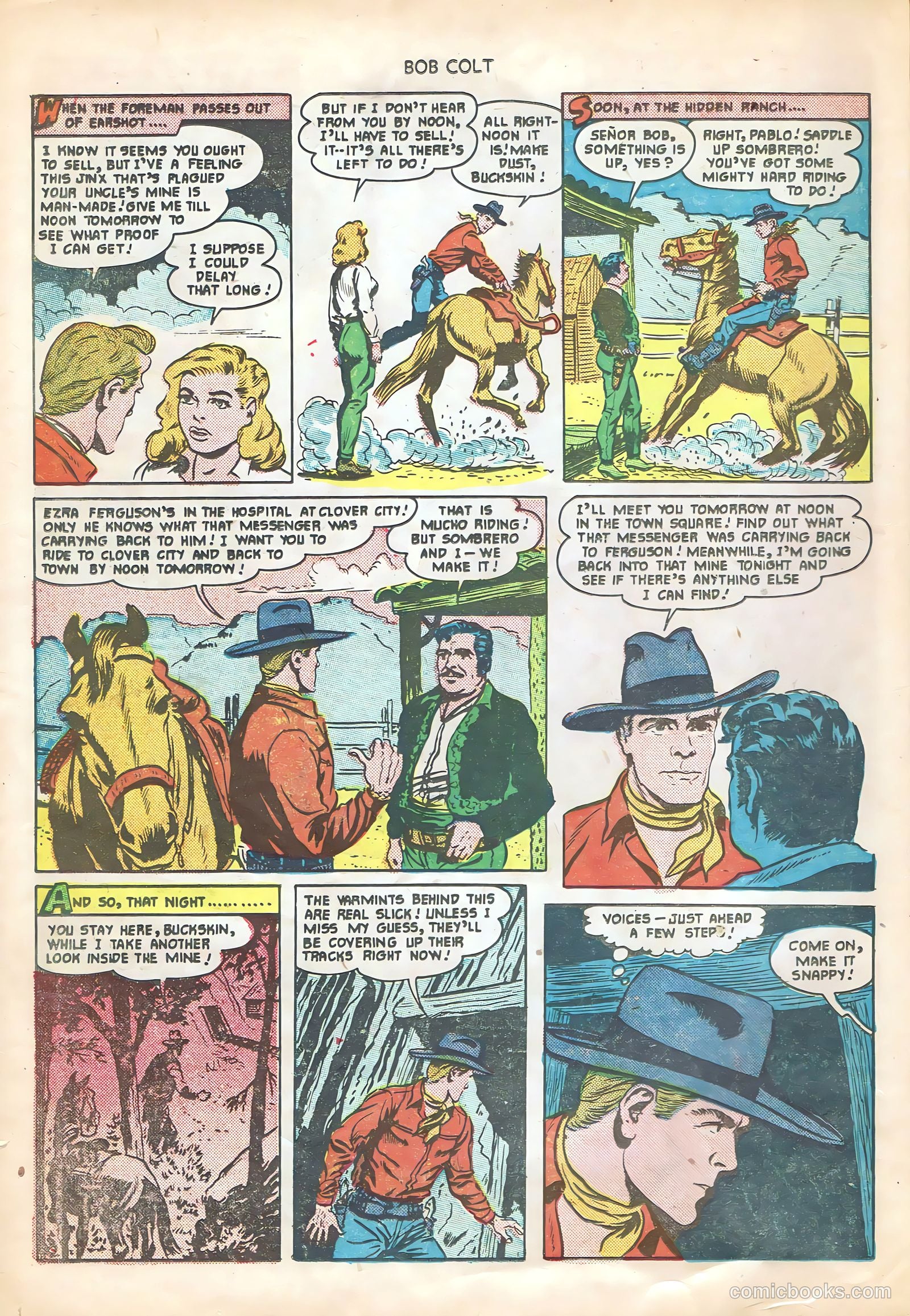 Bob Colt #6 (1951) — page 10 of 36